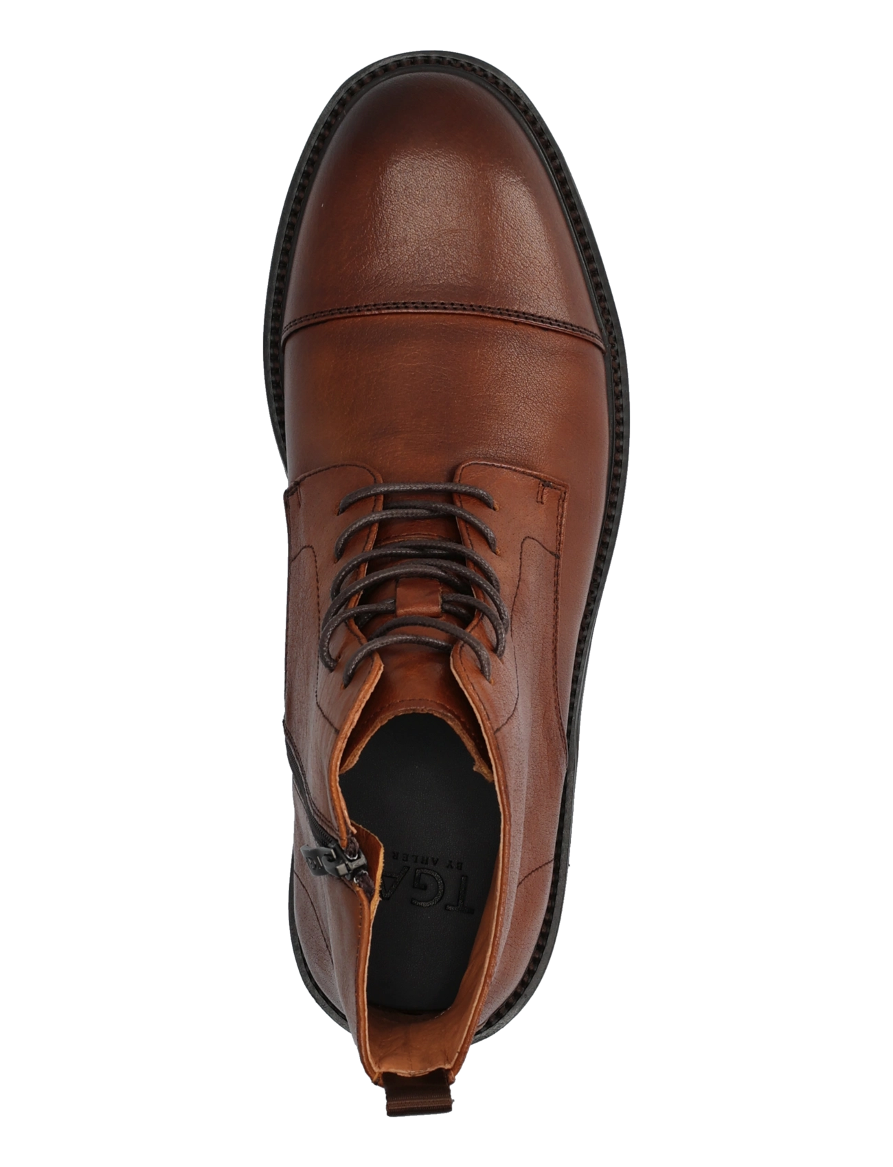 TGA by Ahler - T63 5150 - kängor med snörning - tan - 3