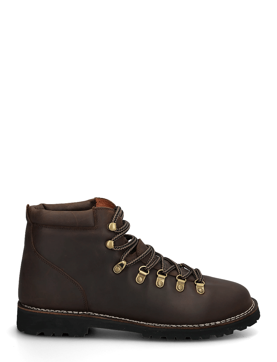 TGA by Ahler - T53 7001 - laced boots - dk brown - 2