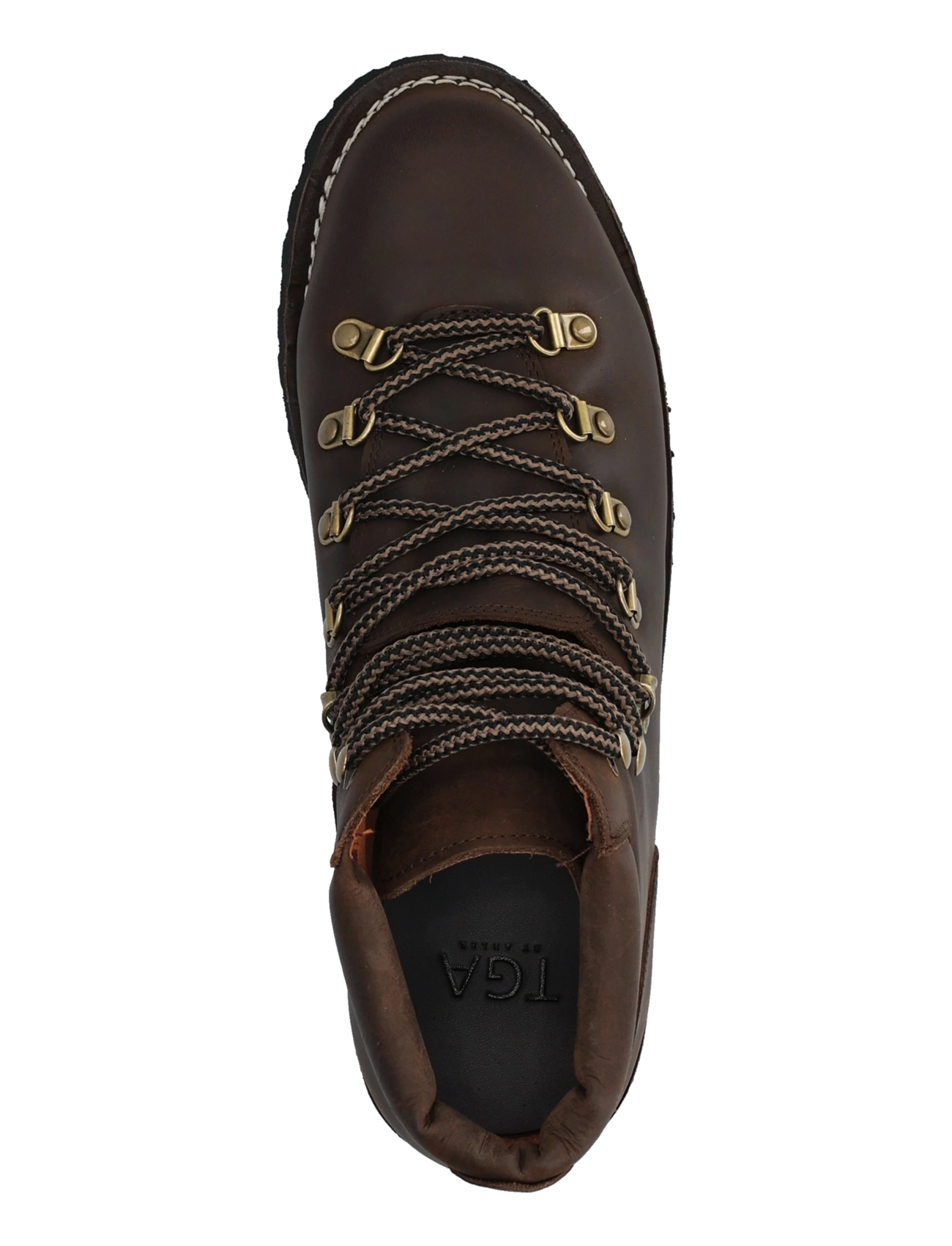 TGA by Ahler - T53 7001 - laced boots - dk brown - 3