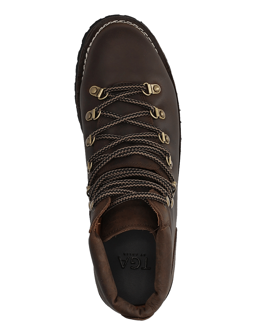 TGA by Ahler - T53 7001 - laced boots - dk brown - 3
