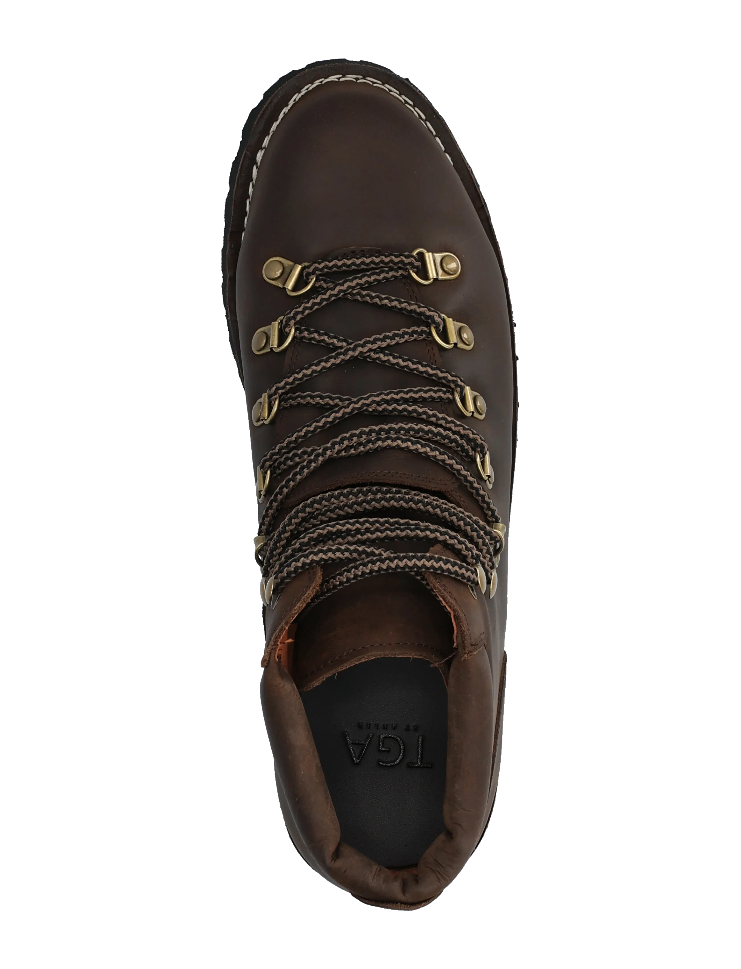 TGA by Ahler - T53 7001 - laced boots - dk brown - 3