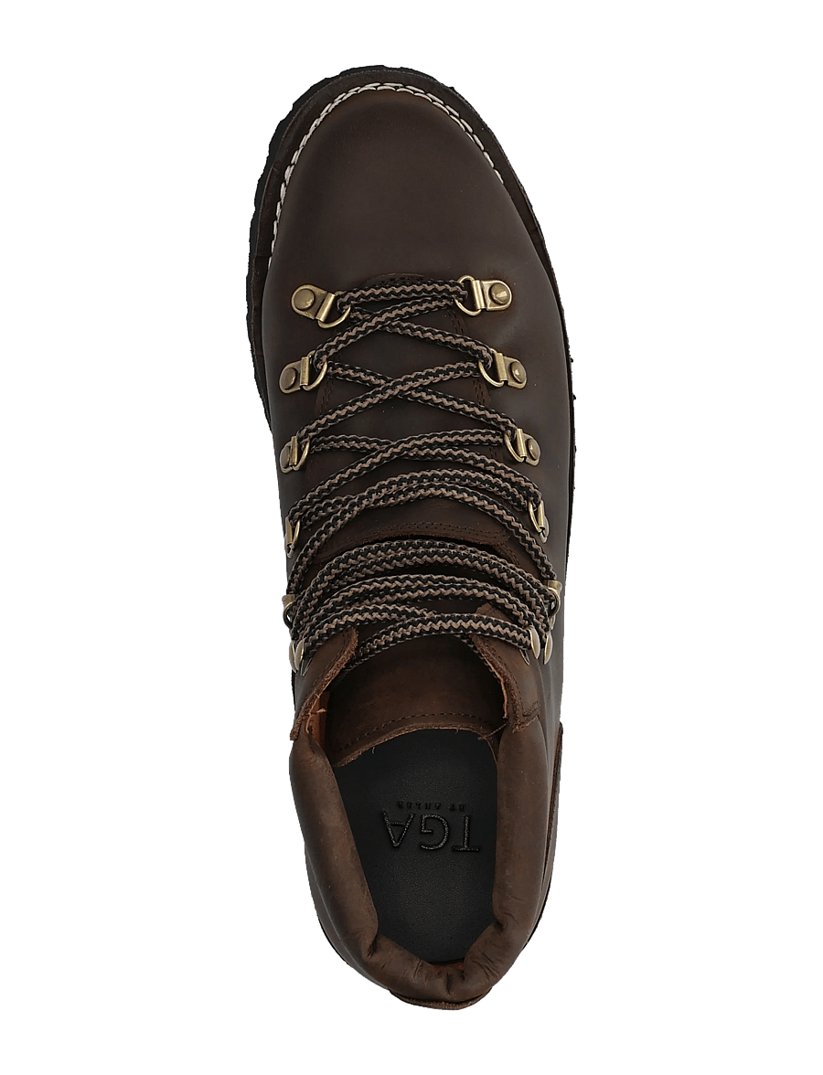 TGA by Ahler - T53 7001 - laced boots - dk brown - 3