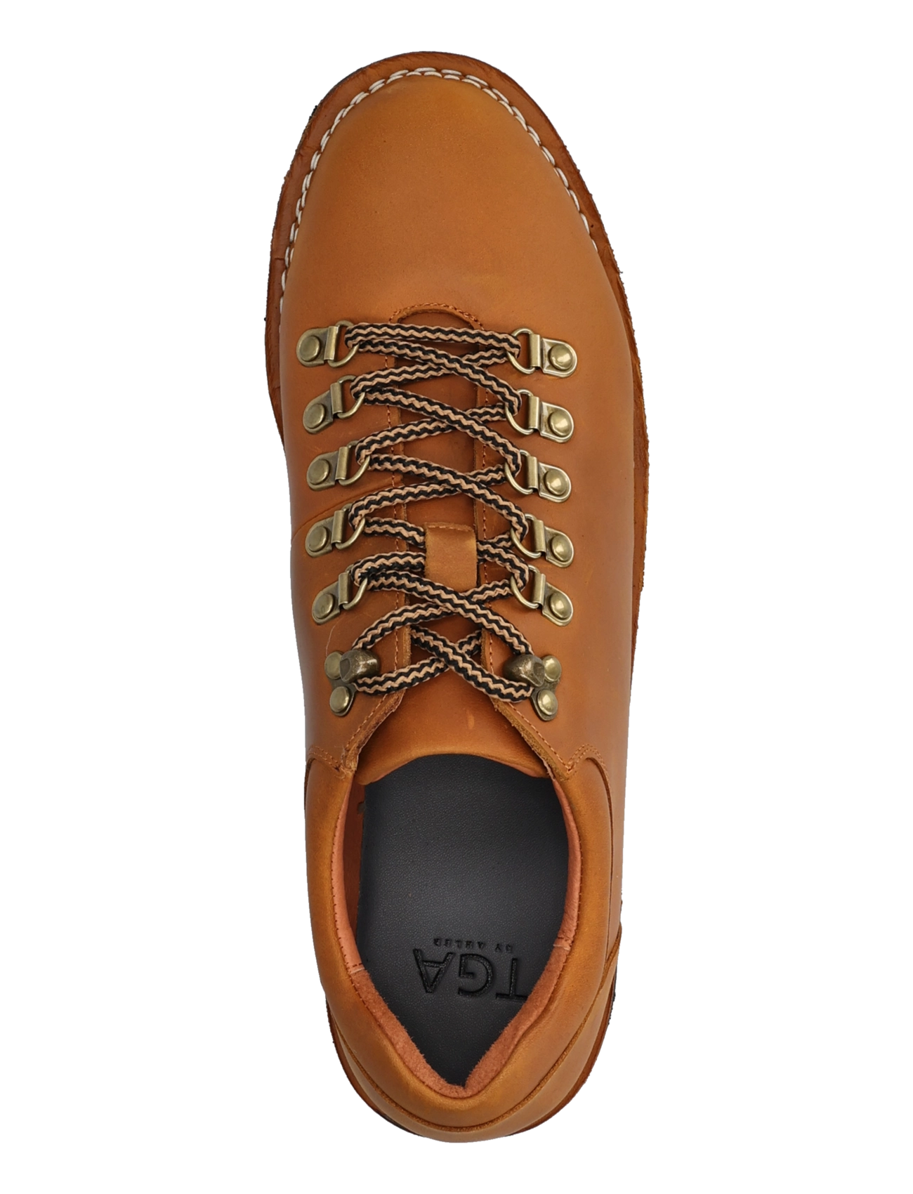 TGA by Ahler - T63 7011 - kängor med snörning - tan - 3