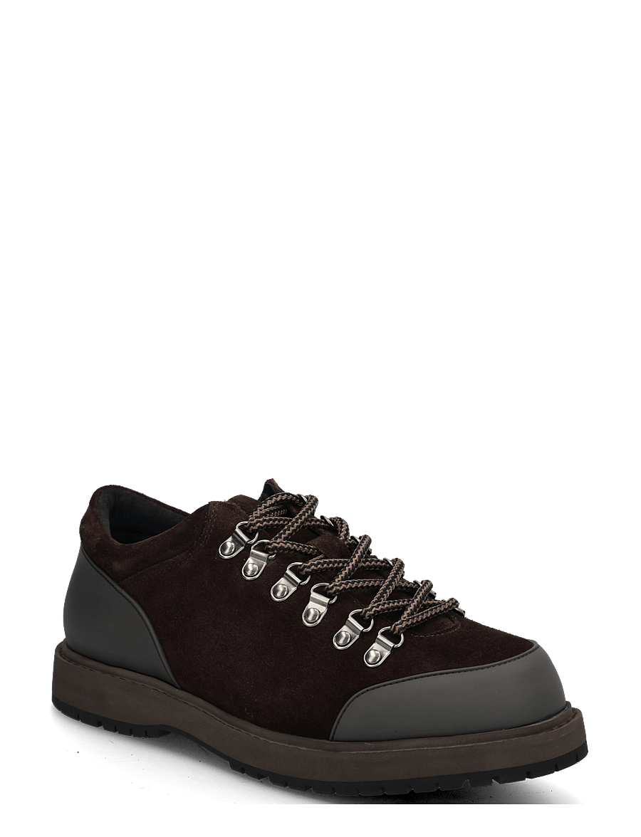 TGA by Ahler - T63 7991 - støvler med snøre - dk brown - 0