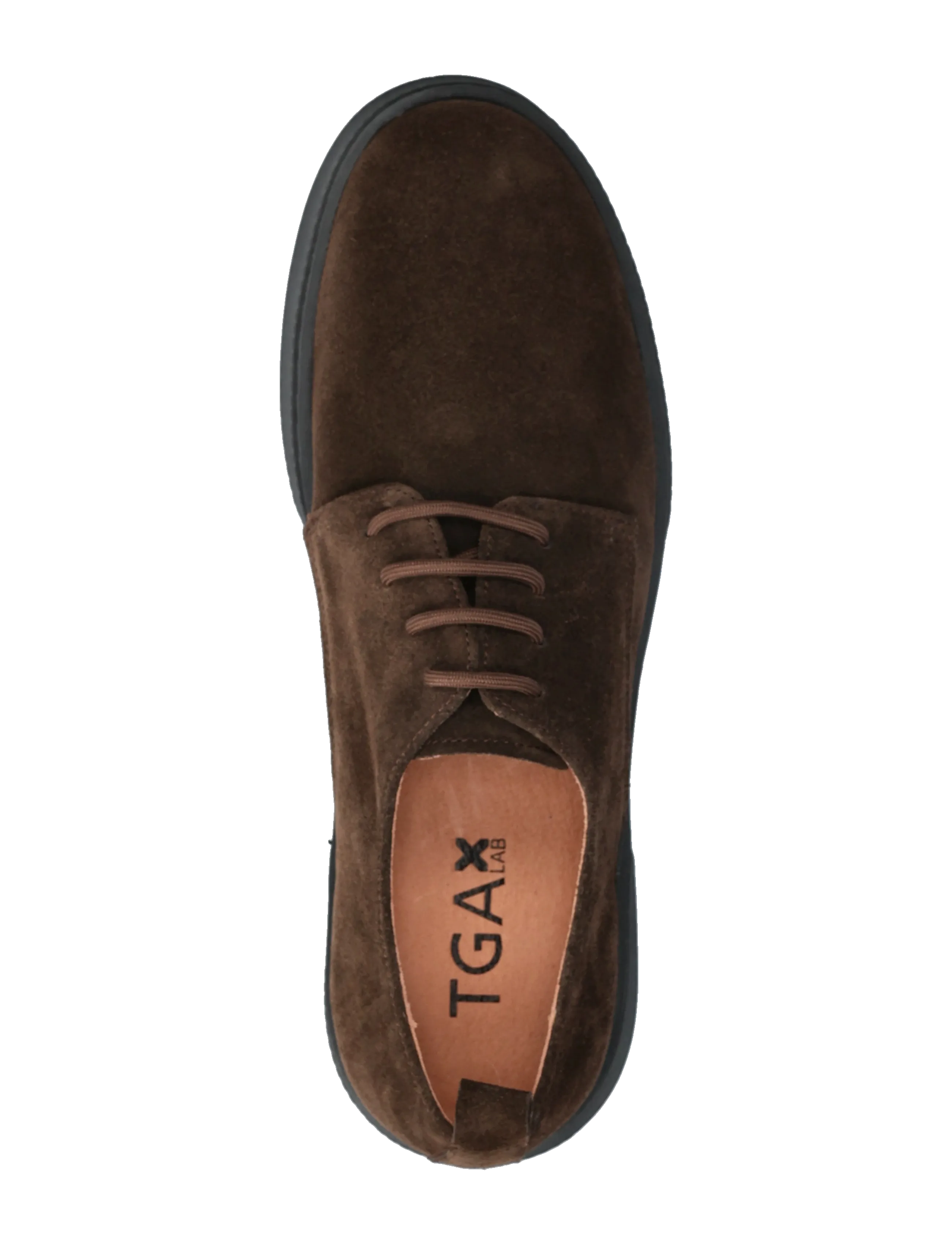 TGA by Ahler - L43 900 - derby skór - dk brown - 3