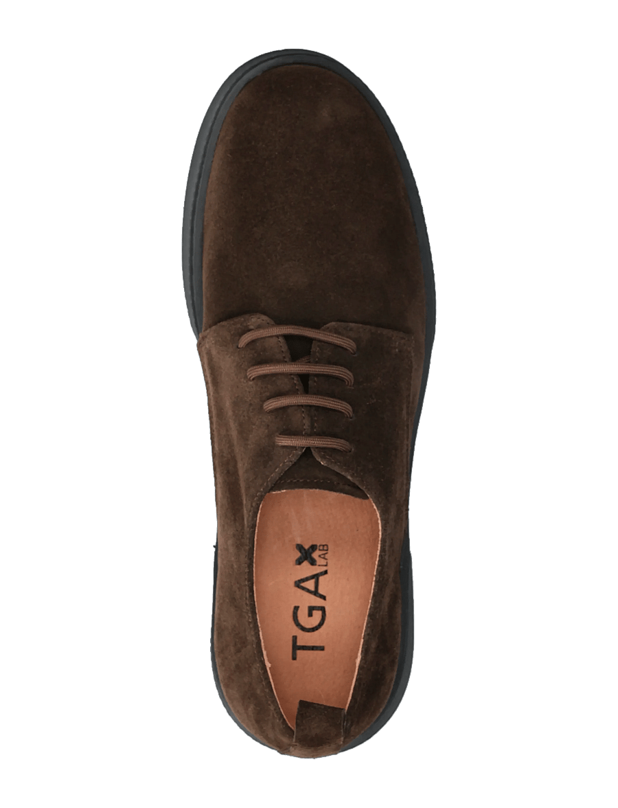 TGA by Ahler - L43 900 - derby skór - dk brown - 3