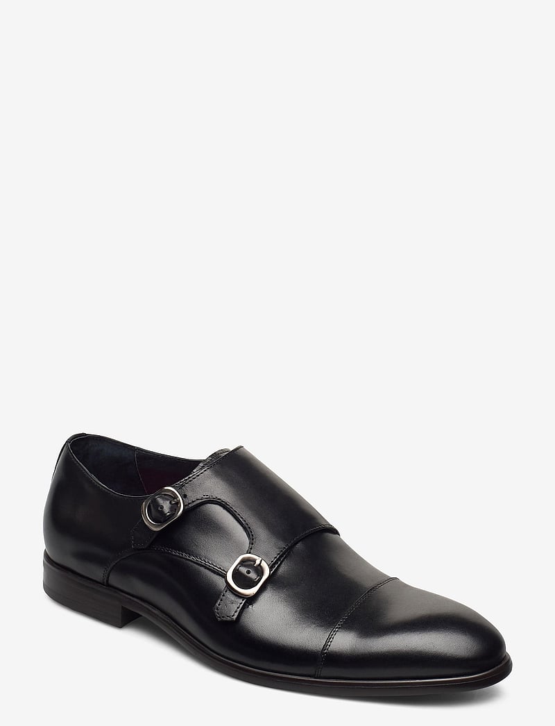 TGA by Ahler - Double monk strap shoe - monks - black - 0