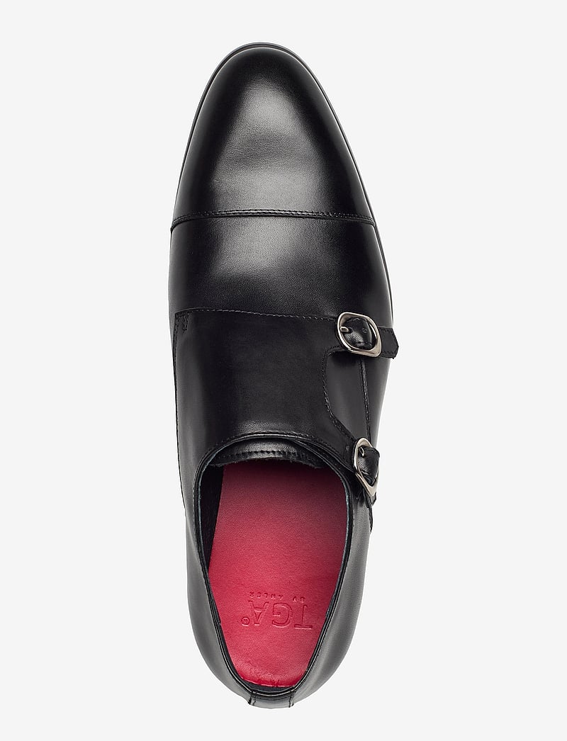 TGA by Ahler - Double monk strap shoe - rihmaga kingad - black - 3