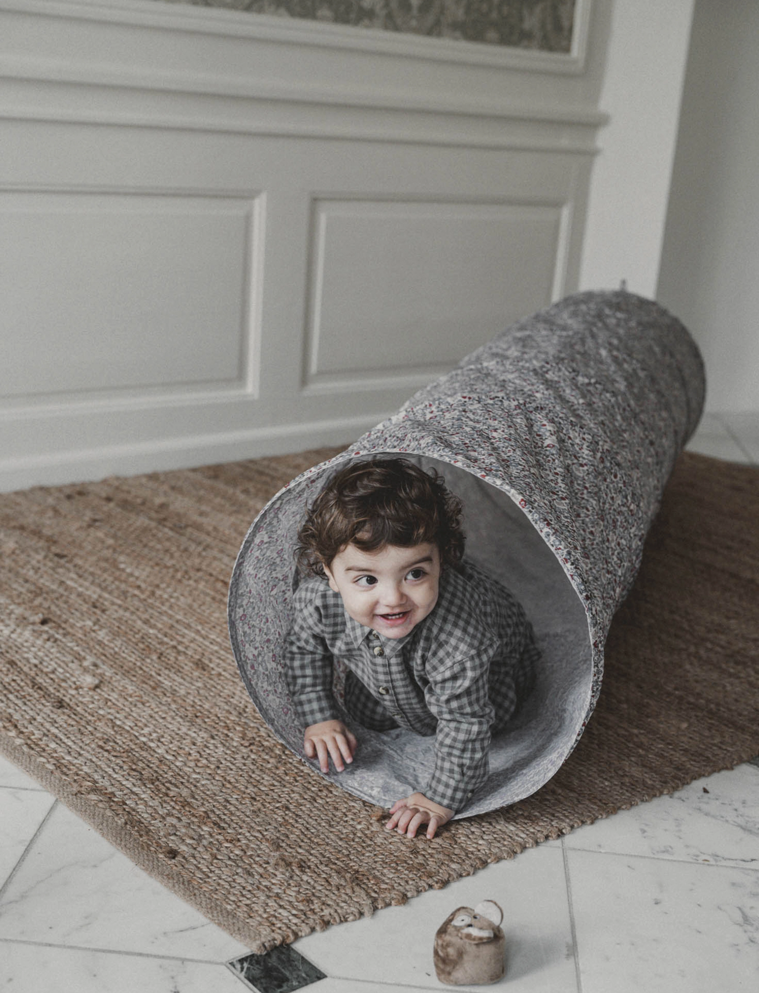 That's Mine Theo Activity Tunnel, 180X45 cm, Play Tents & Tunnels, Mehrfarbig/gemustert - Kinder
