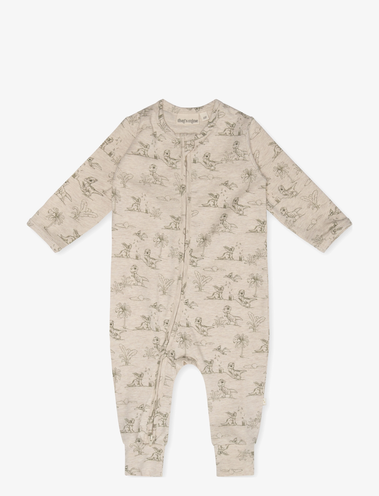 That's Mine Mathie onesie - Pikkade varrukatega - DINO ESTA / beige