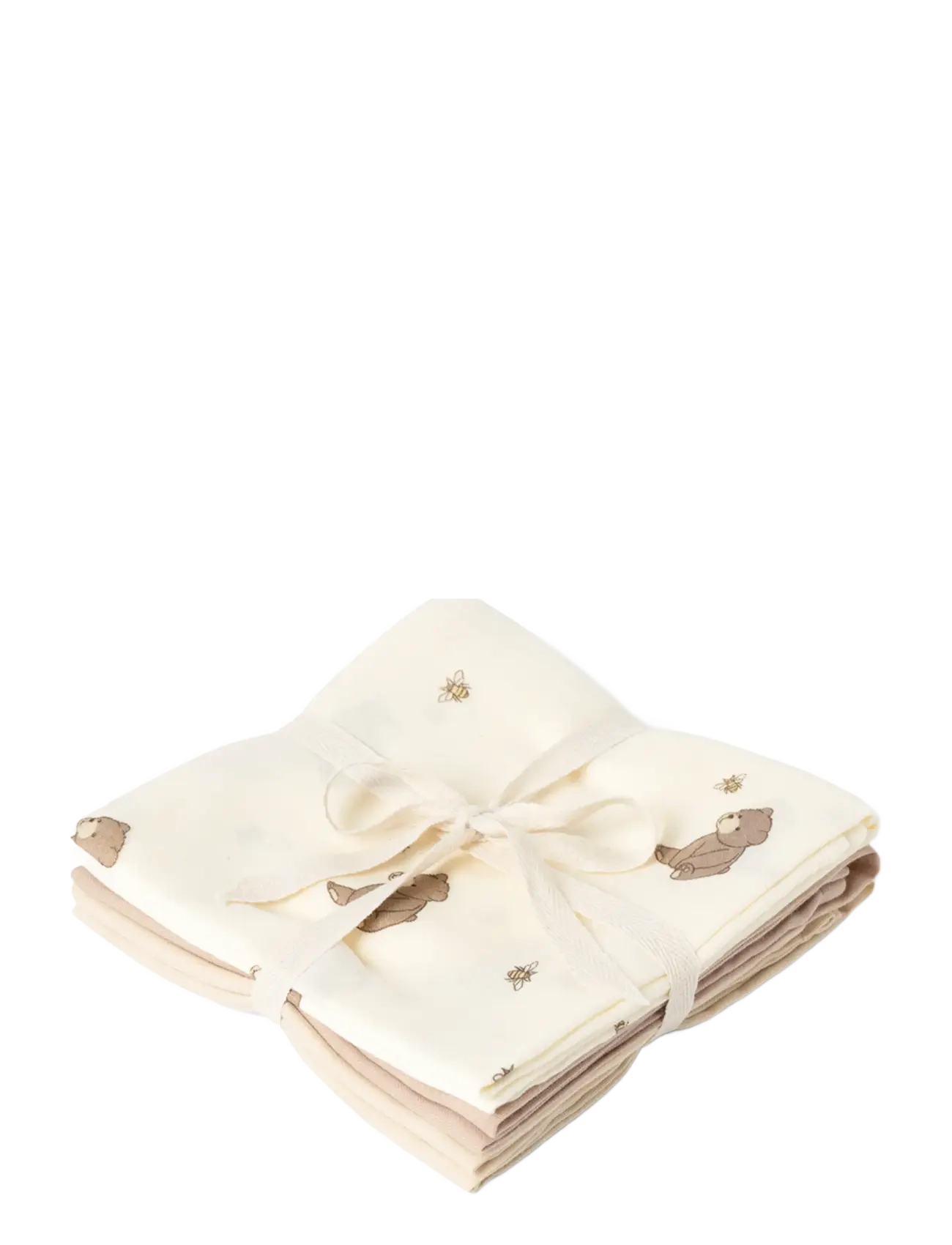 That's Mine Bora Muslin Cloth 3-Pack, 19X19 cm, Muslins, Beige - Cloths, Kinder