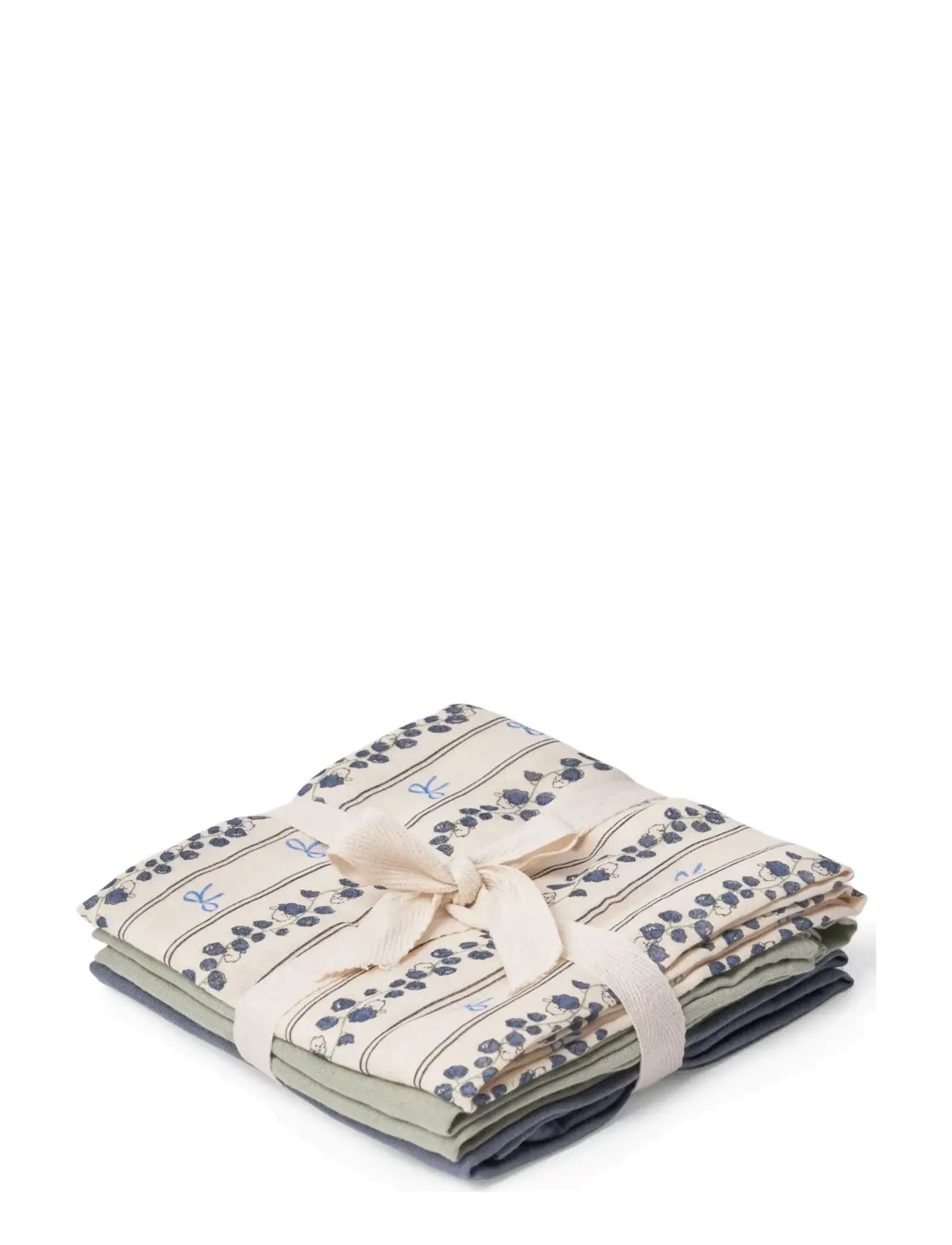 That's Mine Bora muslin cloth 3-pack - That's Mine - BELL FLOWER / cream