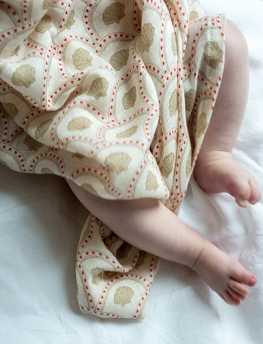 That's Mine - Bora muslin cloth 3-pack - musliinist tekid - block shell - 2