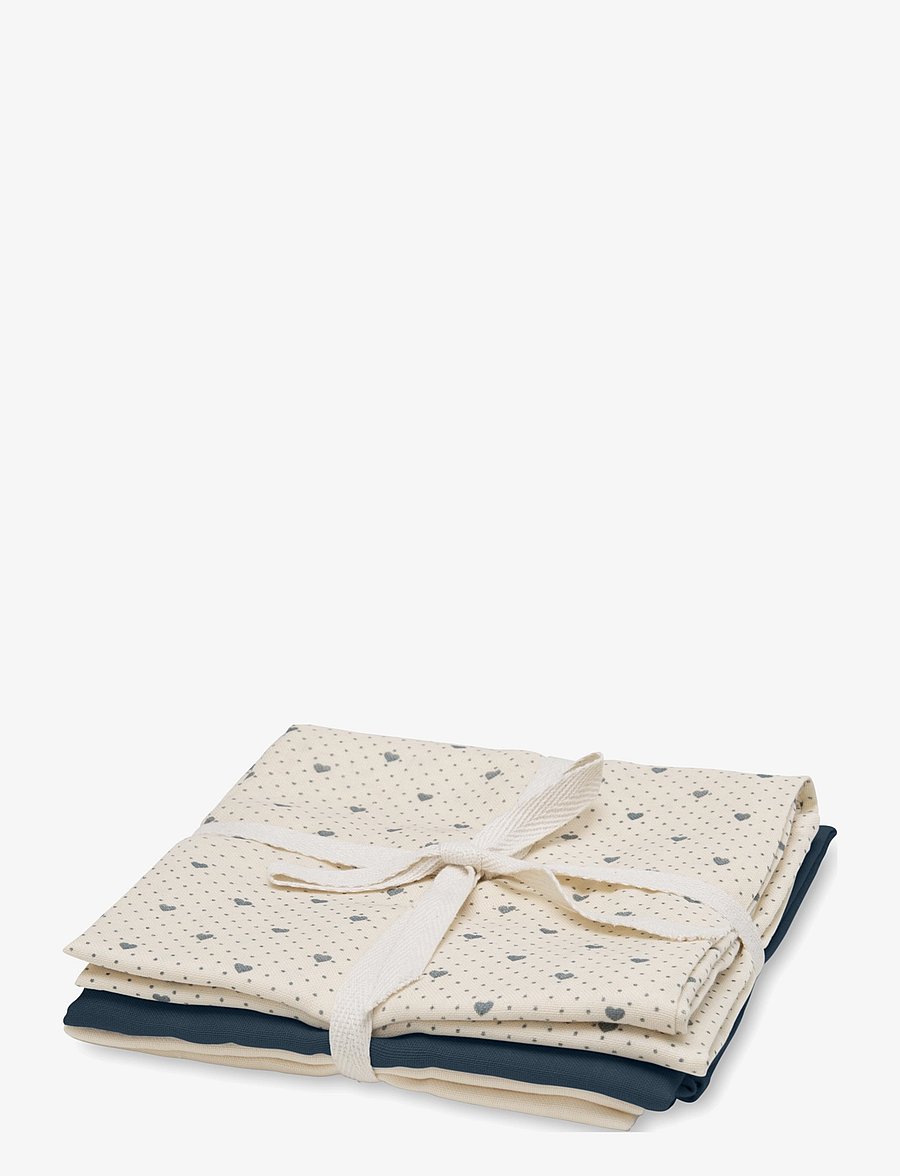 That's Mine - Bora muslin cloth 3-pack - mulltücher - lots of love sky - 0
