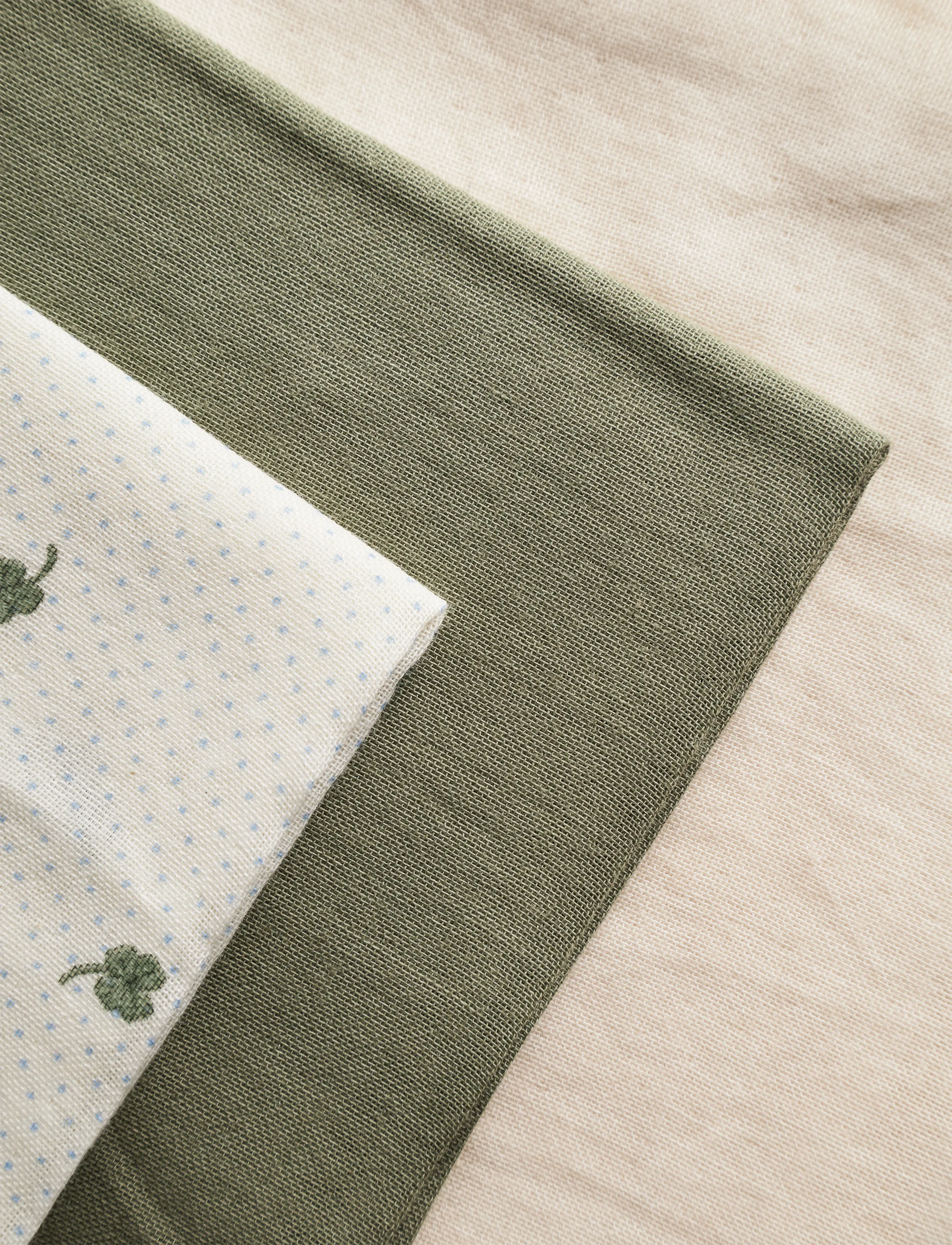 That's Mine Bora Muslin Cloth 3-Pack, One Size, Muslins, Creme - Cloths, Kinder