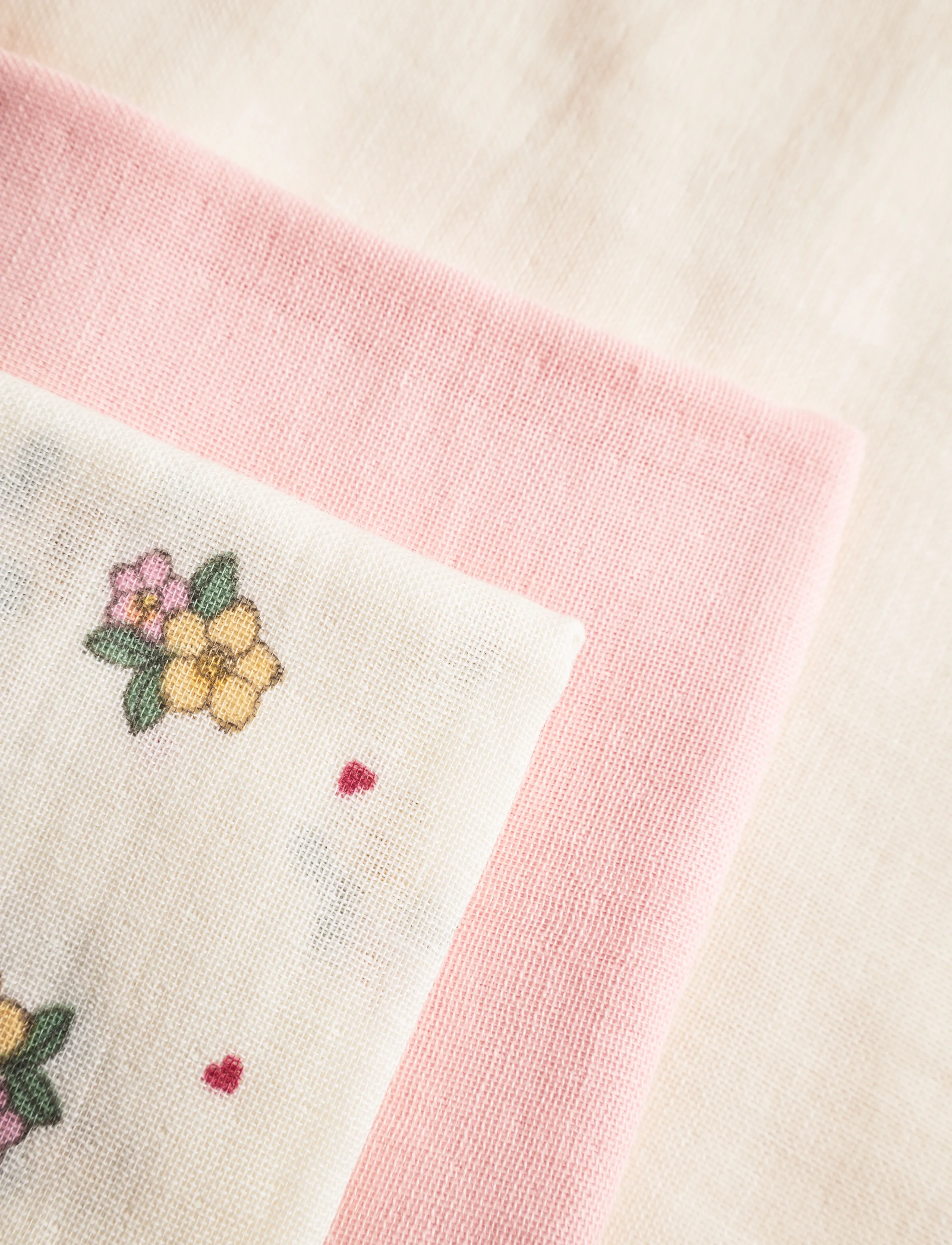 That's Mine Bora Muslin Cloth 3-Pack, One Size, Muslins, Creme - Cloths, Kinder