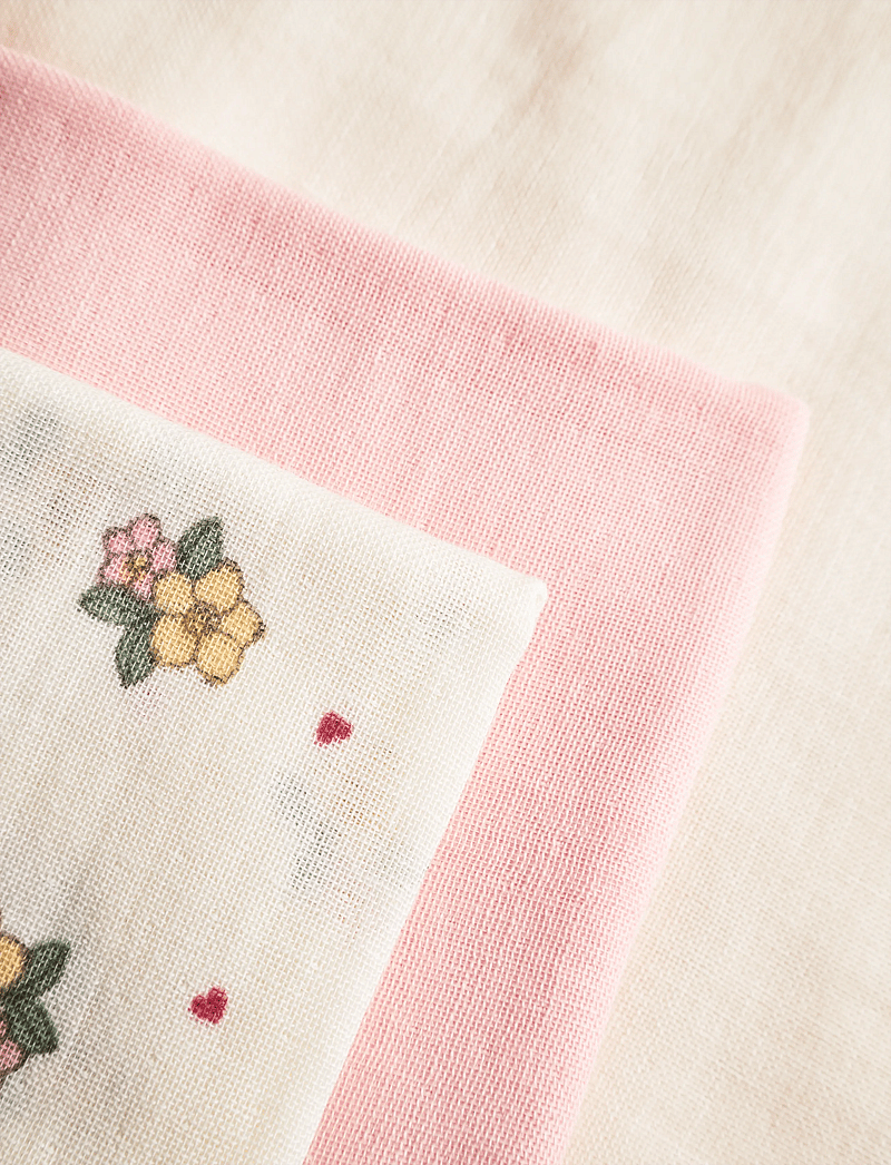 That's Mine - Bora muslin cloth 3-pack - musliinist lapid - sweetheart petals - 0