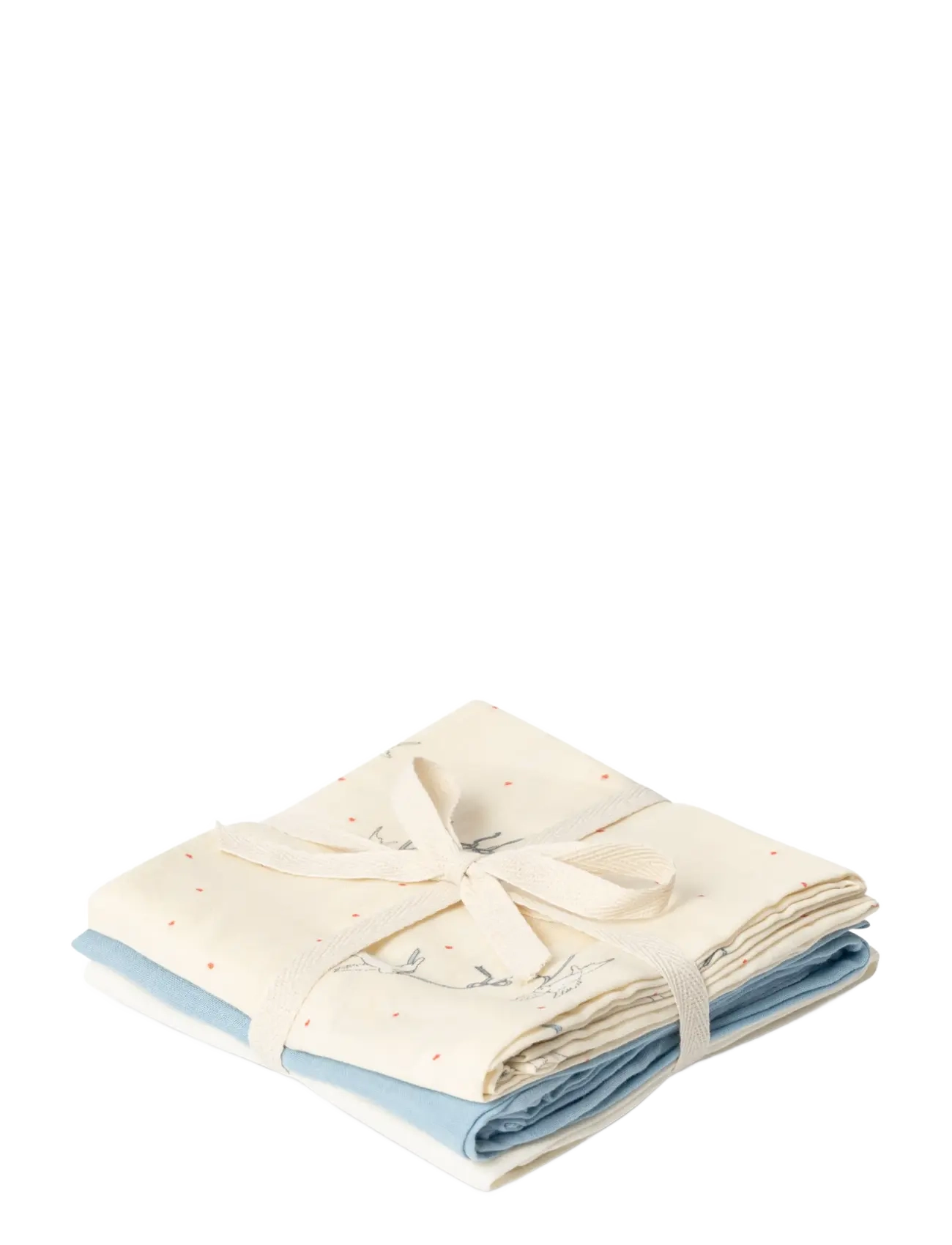 That's Mine Bora muslin cloth 3-pack - Muslin blankets - SWEET SERENITY / cream