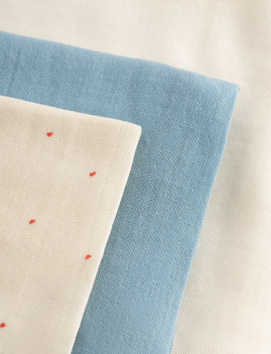 That's Mine - Bora muslin cloth 3-pack - musliinist tekid - sweet serenity - 2