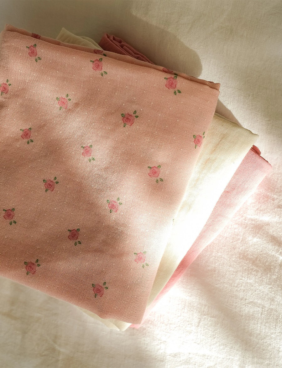 That's Mine - Bora muslin cloth 3-pack - musliinist tekid - tiny roses - 0