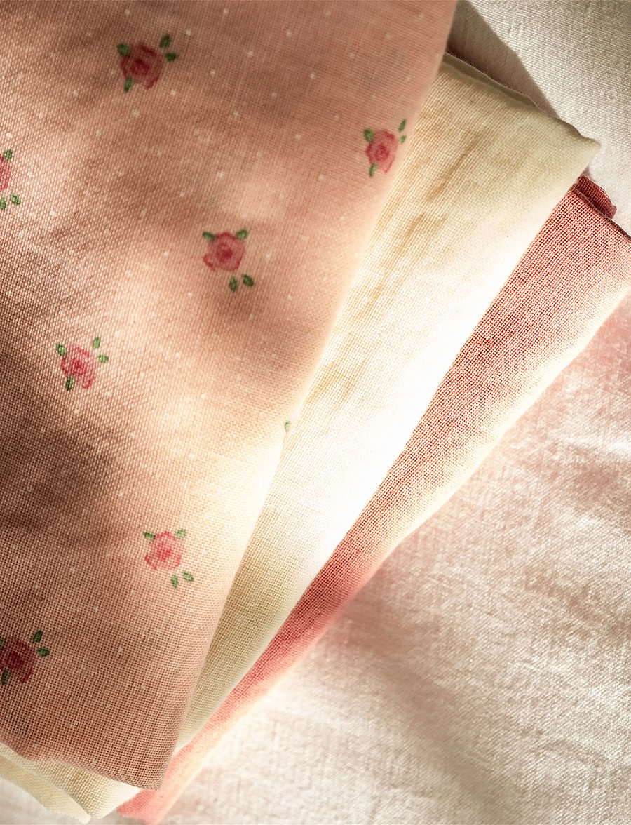 That's Mine - Bora muslin cloth 3-pack - musliinist tekid - tiny roses - 2