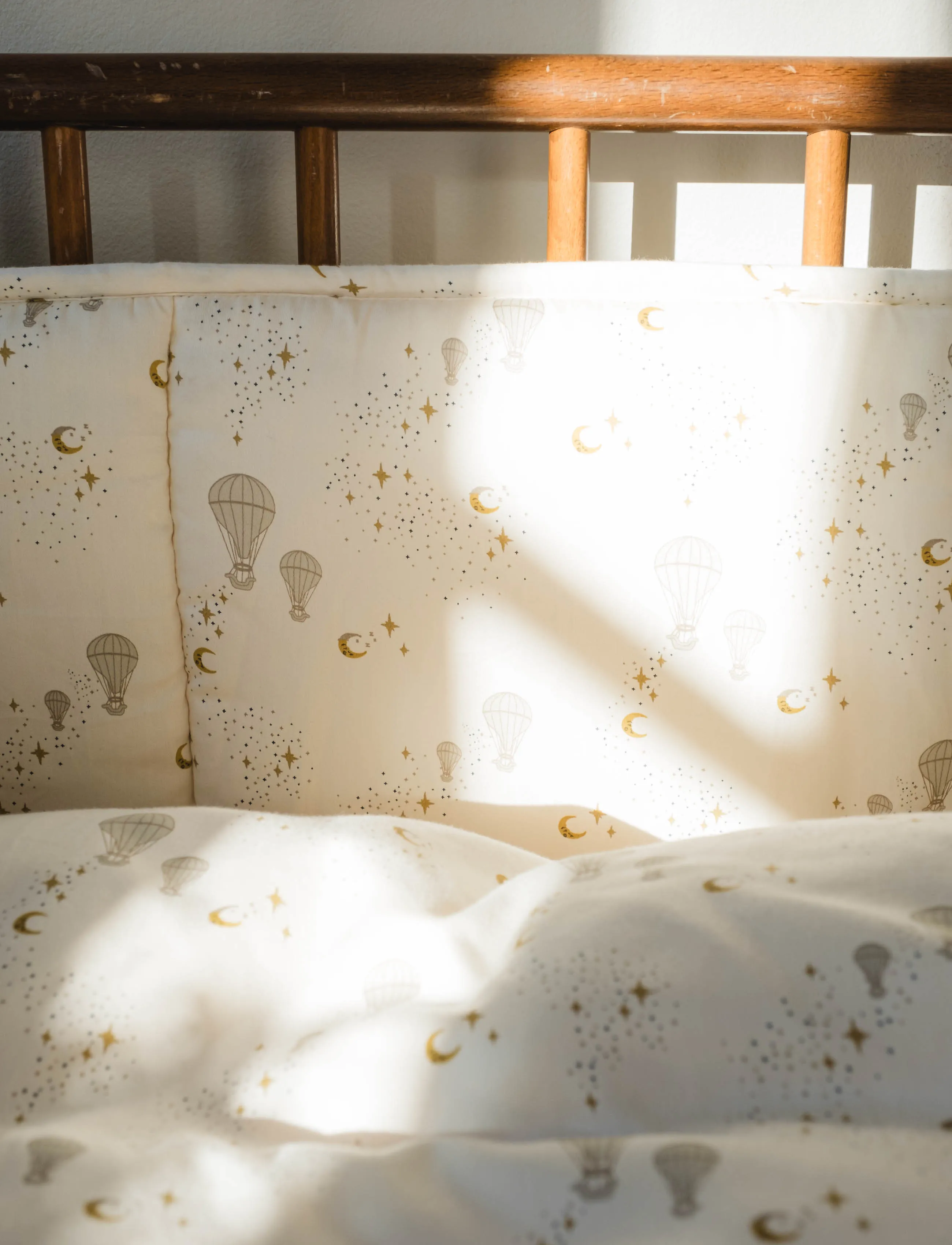 That's Mine Lotus Bed Bumper, 360X 30 cm, Baby Beds & Accessories, Creme - Kinder