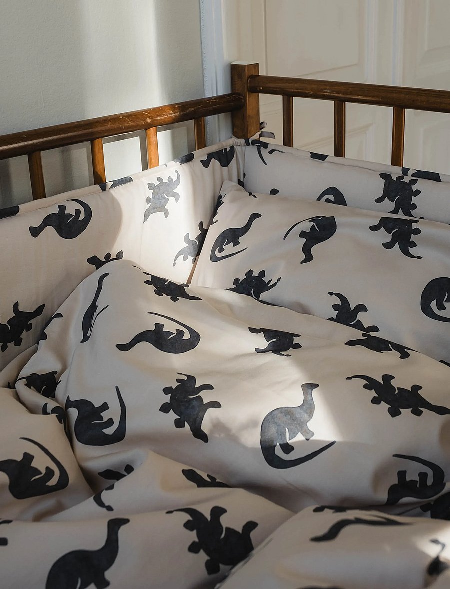 That's Mine - Lotus bed bumper - gitterbettumrandungen - mono dino - 0