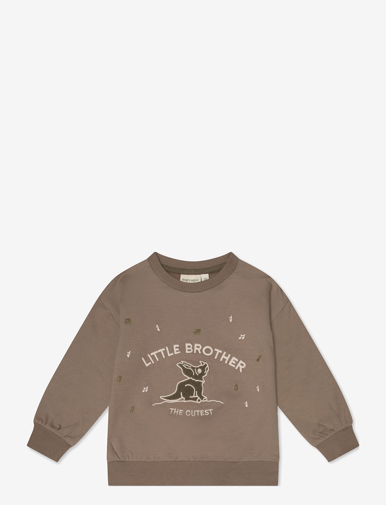 That's Mine - Finley little brother sweatshirt - džemperiai - fossil - 0