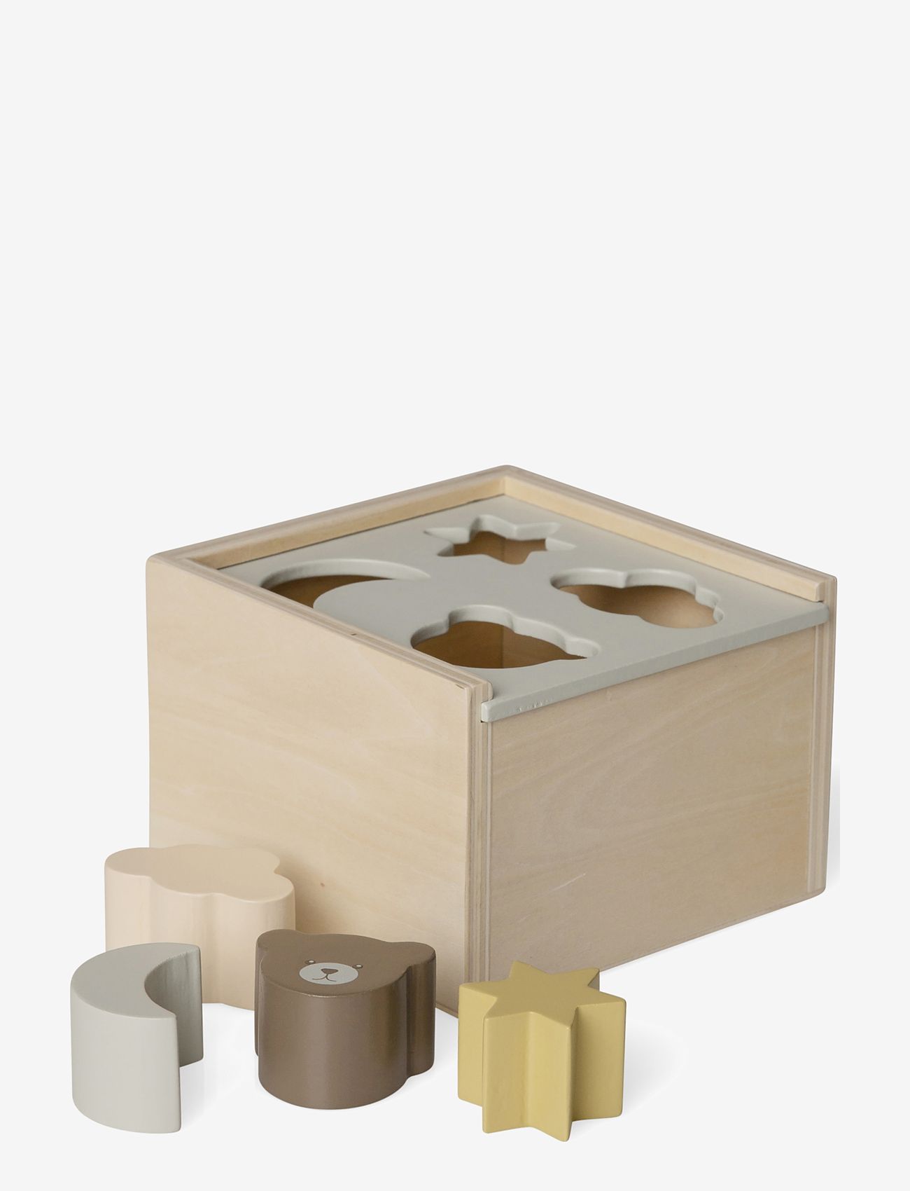 That's Mine - Chris Wooden sorting cube - wood - 0