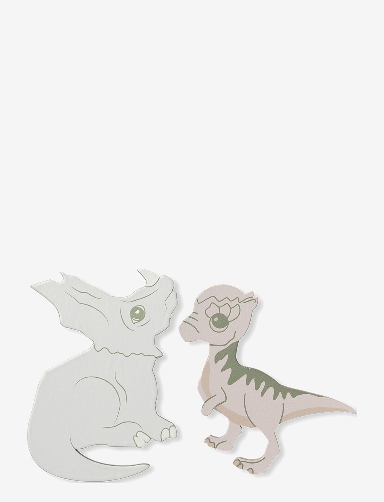 That's Mine - Shane wooden wall hooks 2-pack - hooks & hangers - dino - 0