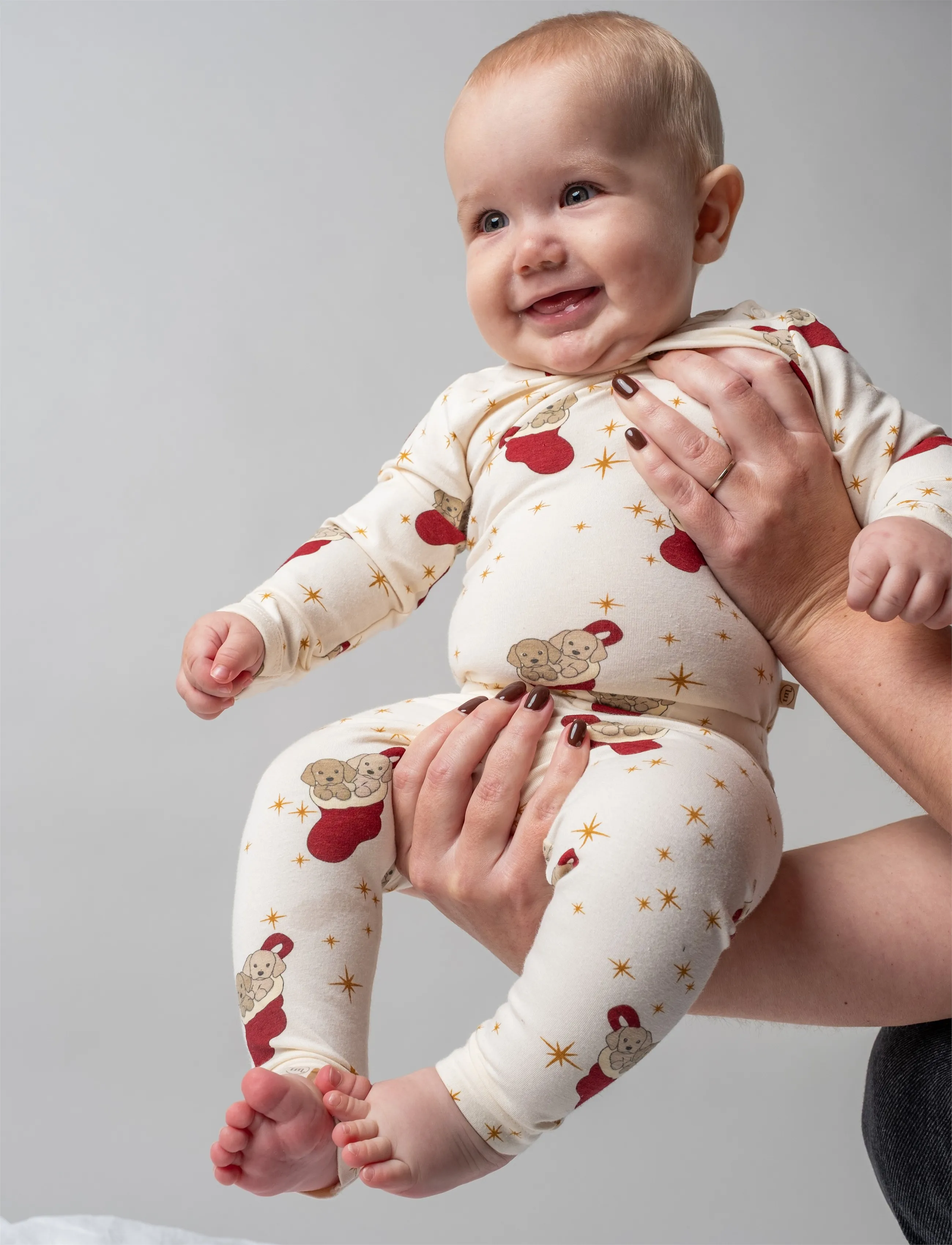 That's Mine Elois leggings - Leggings - HOLIDAY PUPPY / cream