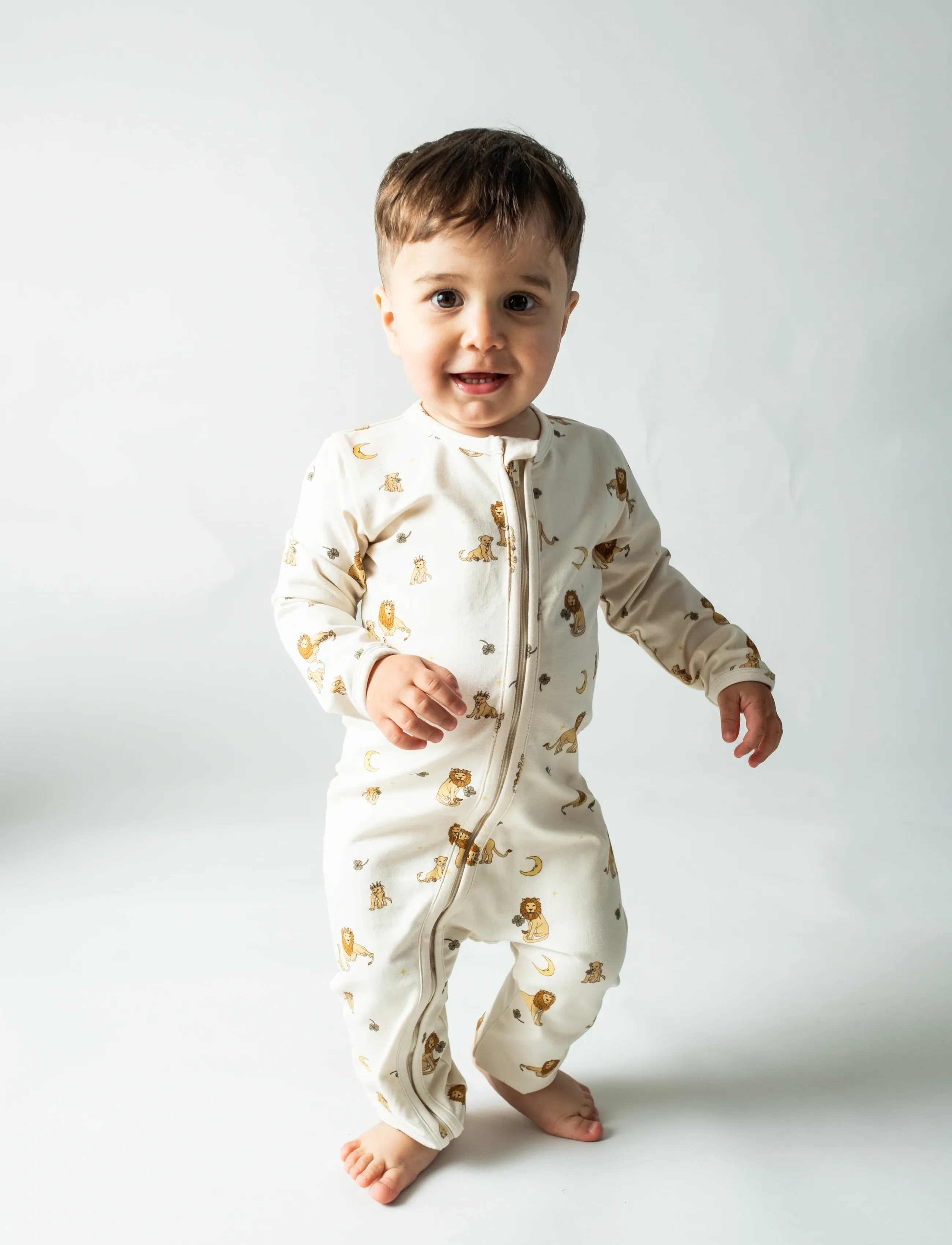 That's Mine Elliotte Onesie, Børn, Babydragt, Beige, Str: 50