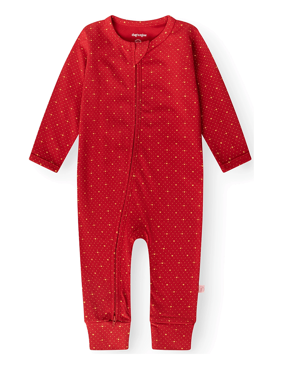 That's Mine - Elliotte onesie - schlafoveralls - lots of love christmas - 1