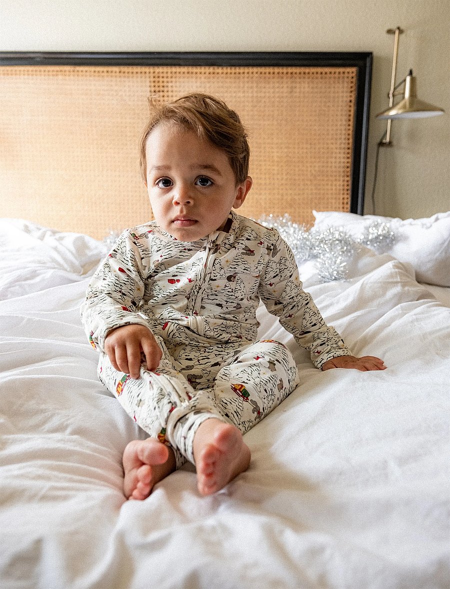That's Mine - Elliotte onesie - schlafoveralls - merry little forest - 0