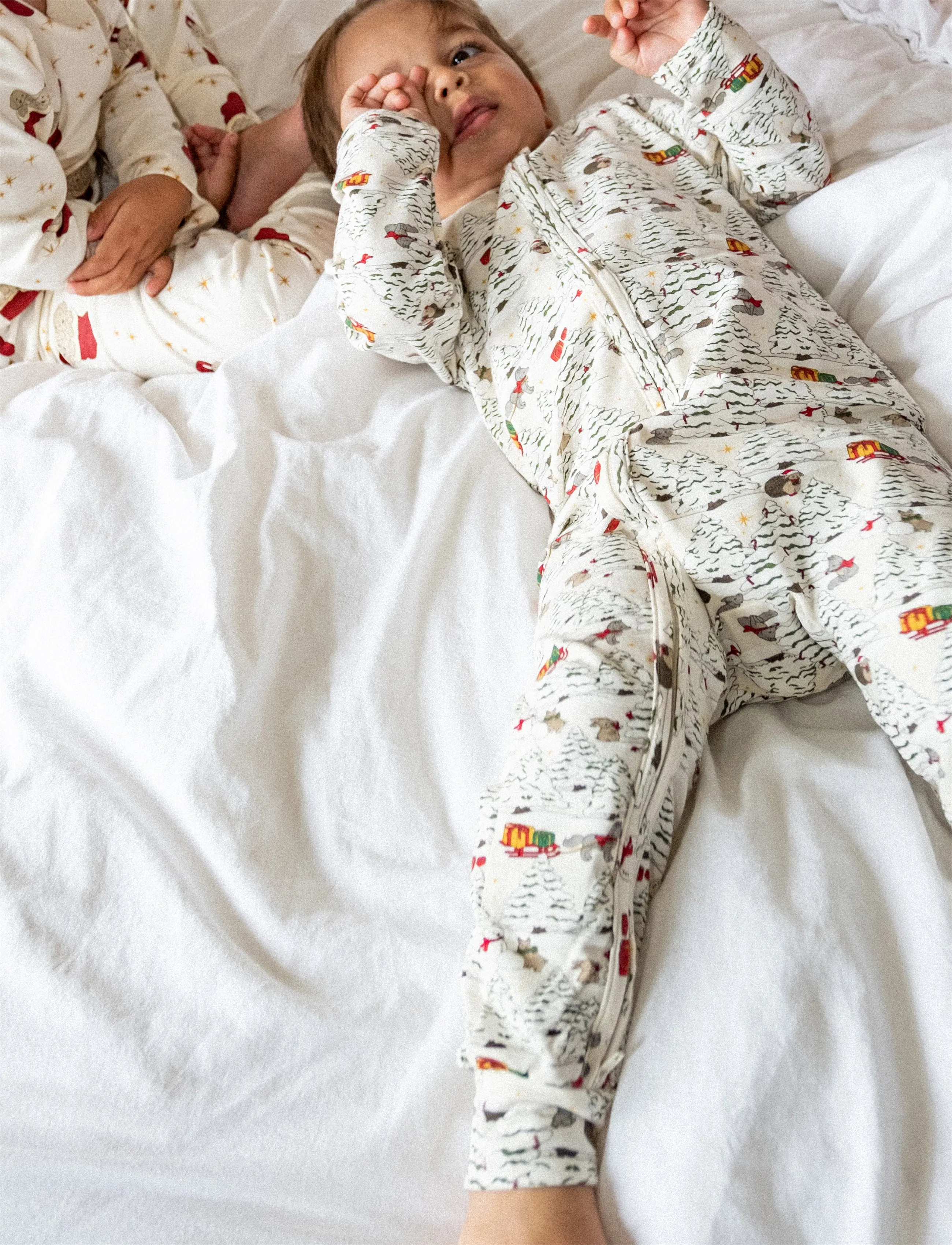 That's Mine - Elliotte onesie - schlafoveralls - merry little forest - 2