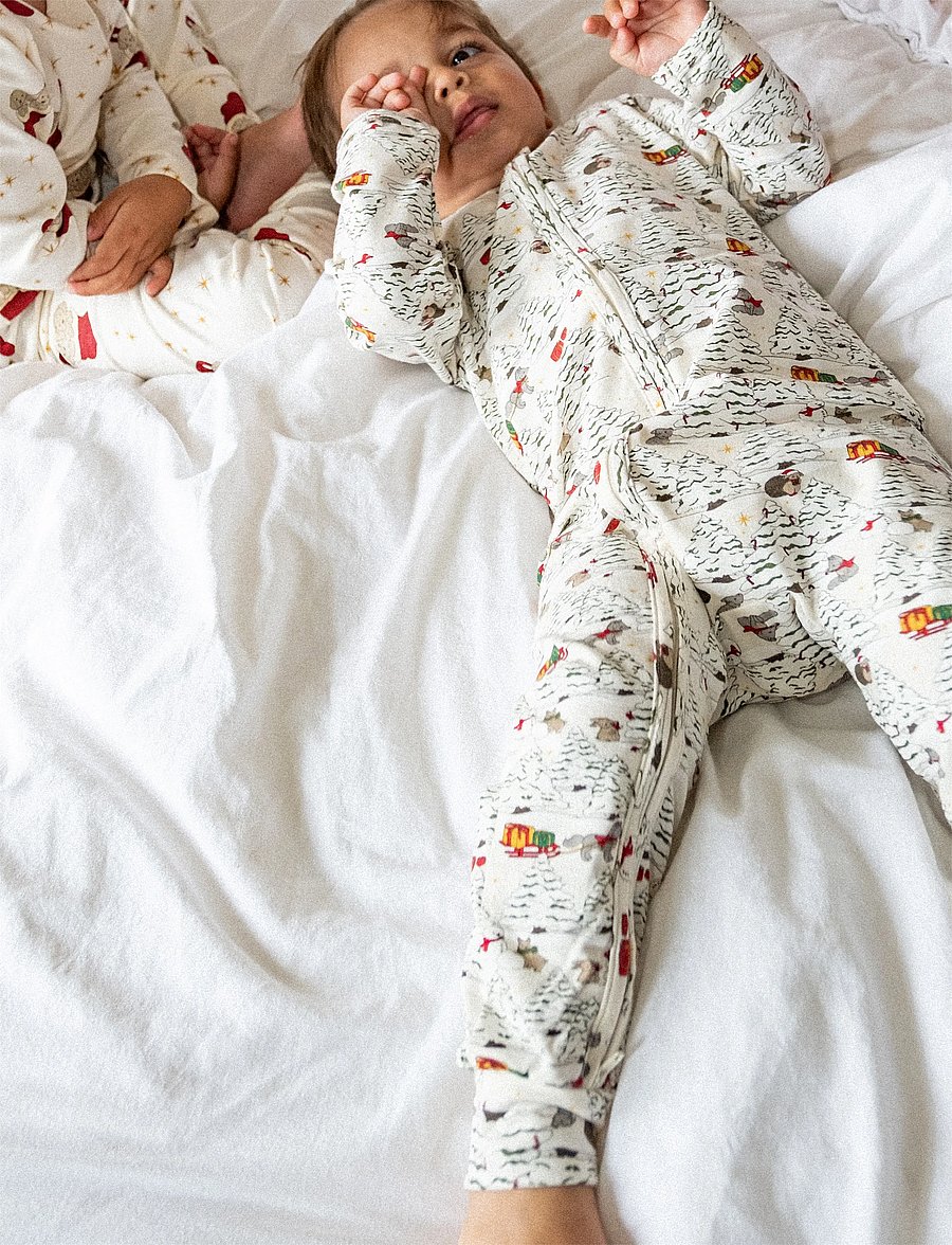 That's Mine - Elliotte onesie - schlafoveralls - merry little forest - 2