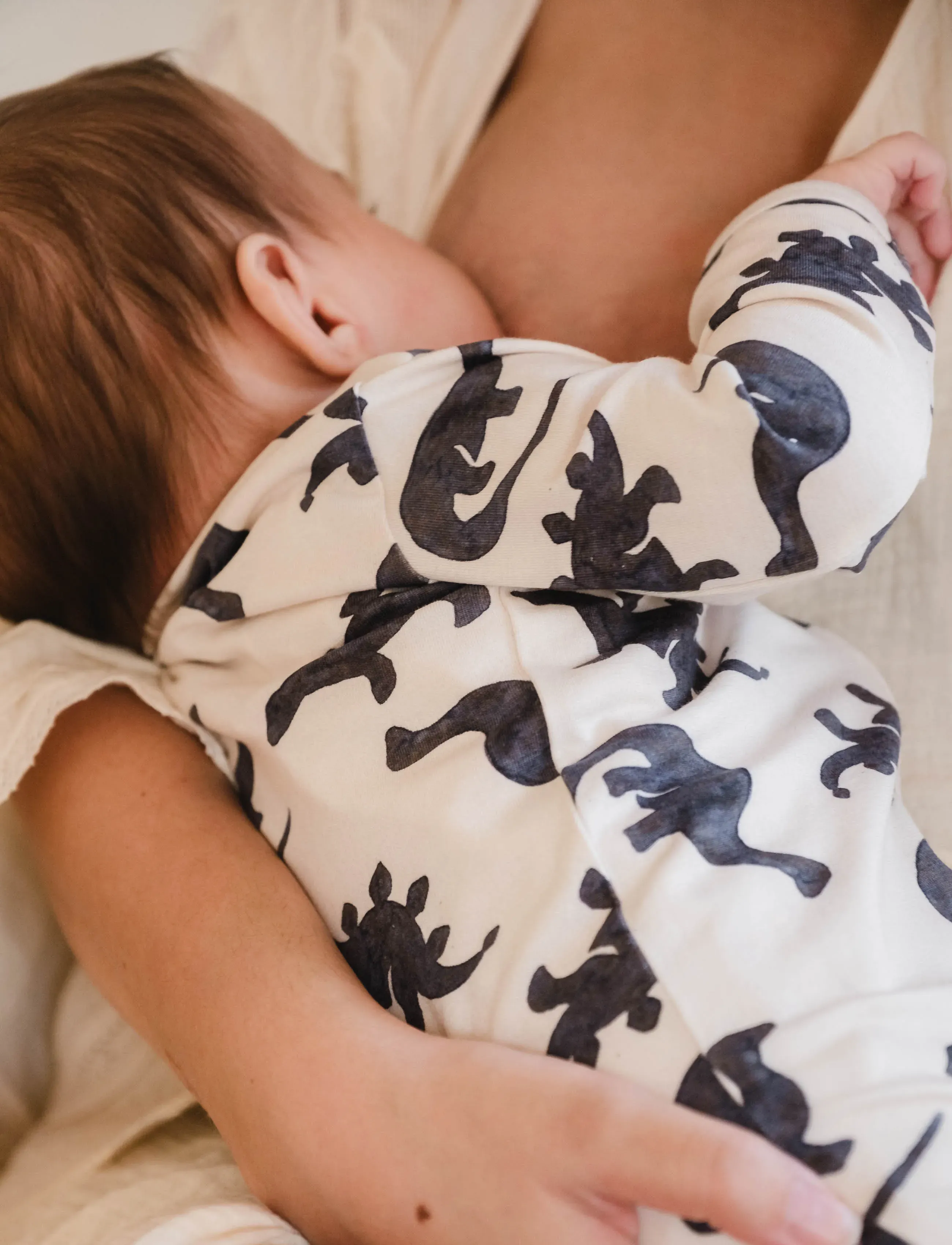 That's Mine - Elliotte onesie - natdragter - mono dino - 2