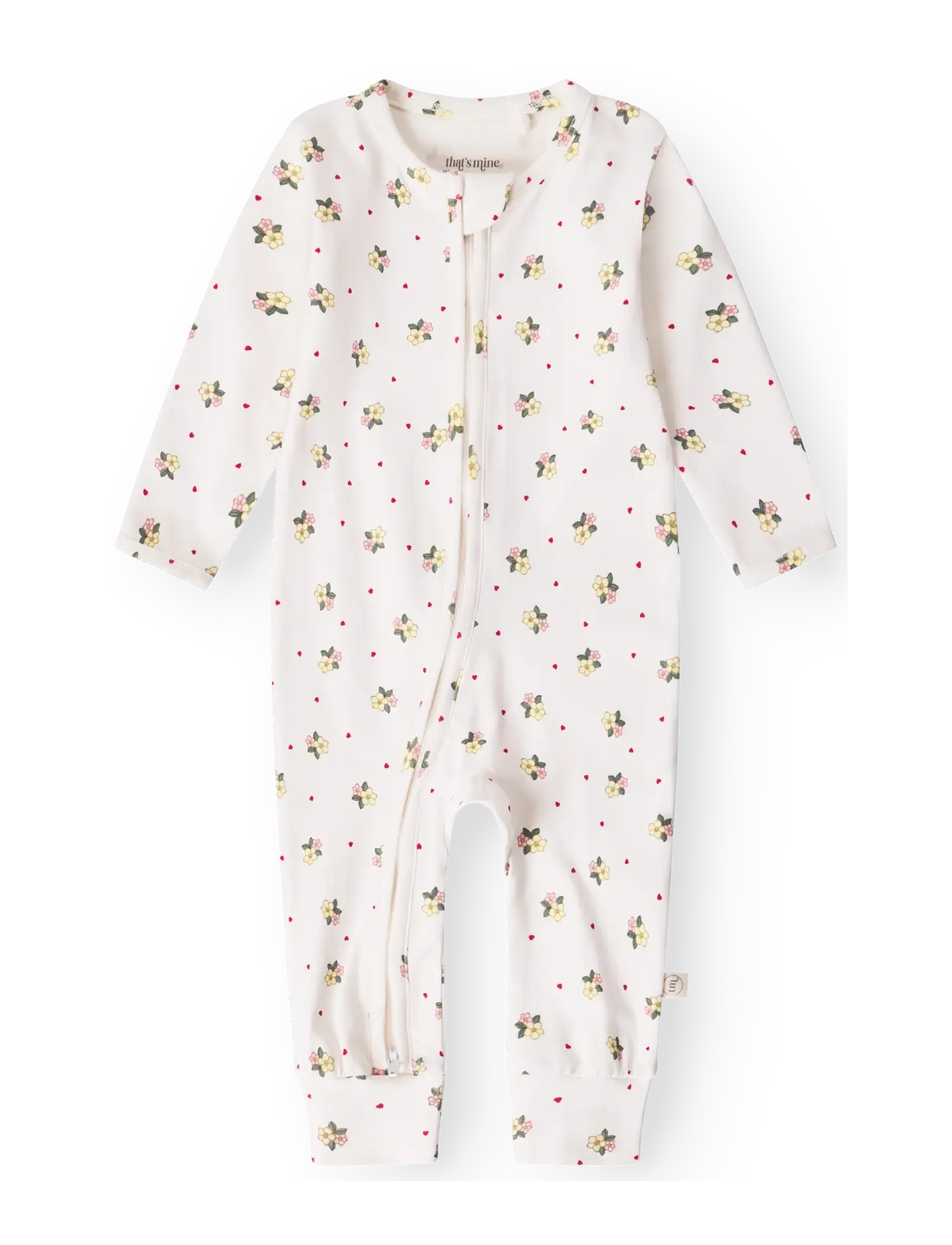 That's Mine Elliotte onesie - That's Mine - SWEETHEART PETALS / cream