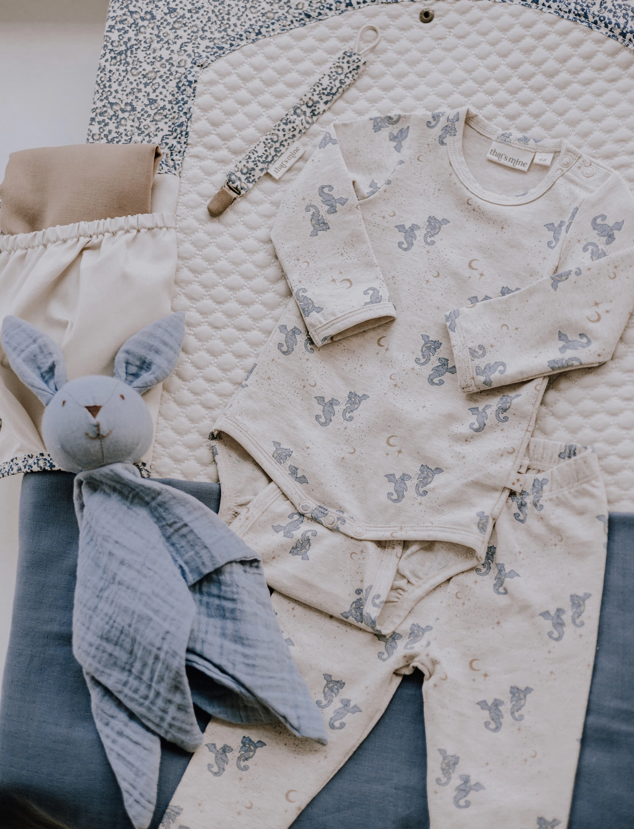 That's Mine - Ami Cuddle Cloth - die niedrigsten preise - blue bunnie - 1