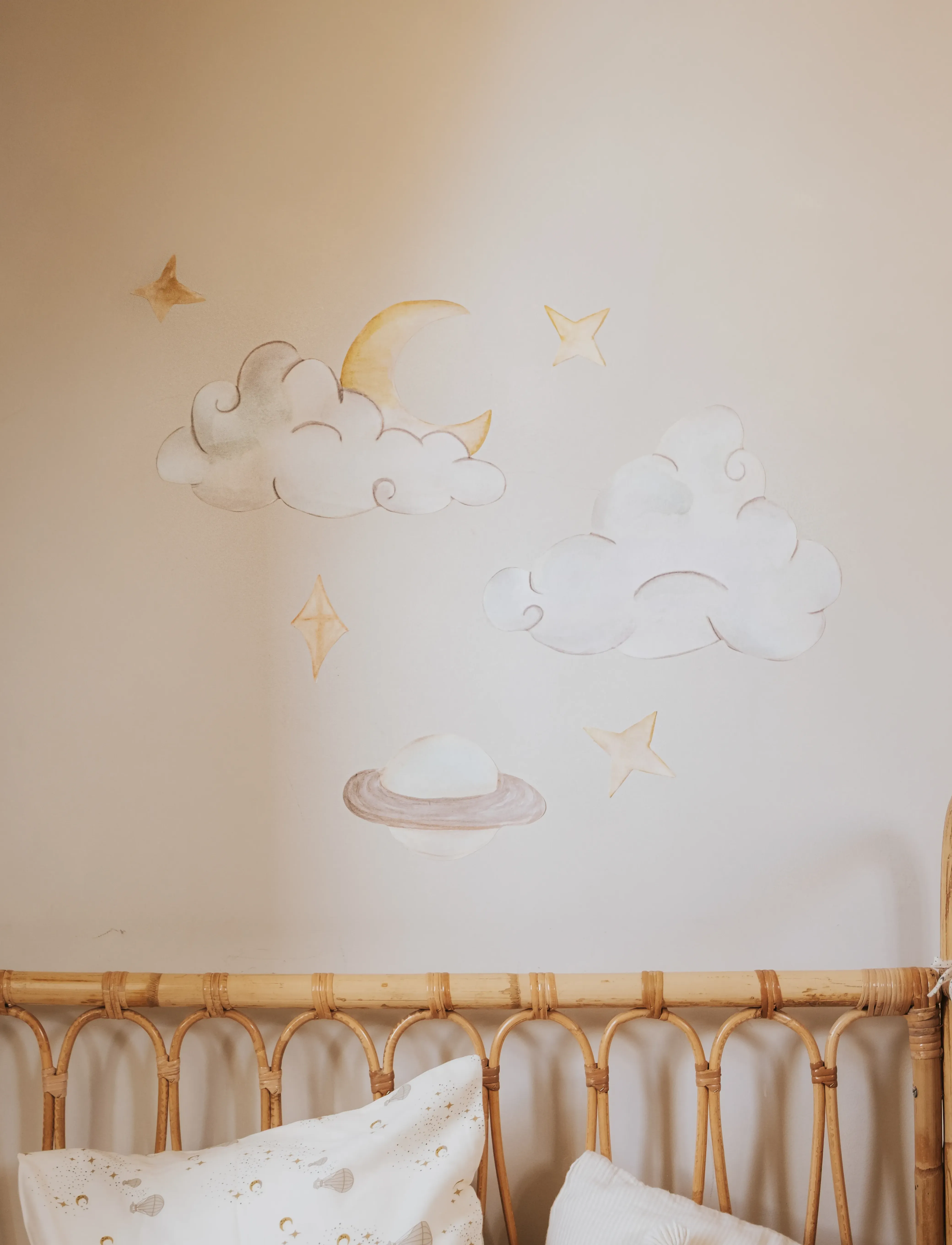 That's Mine Wall Stickers Saturn Sky, 23.5X32X2, Stickers, Mehrfarbig/gemustert - Nature, Kinder
