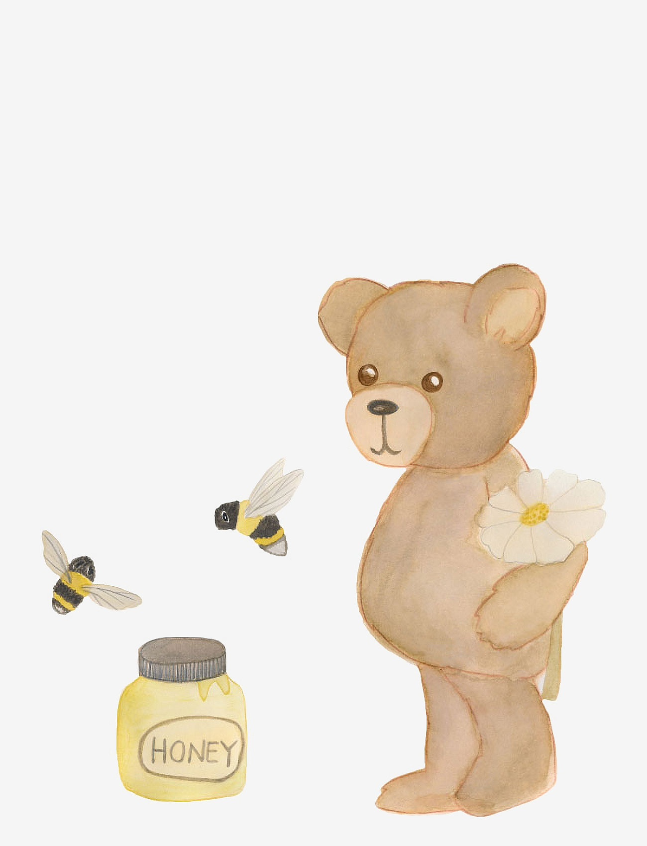 That's Mine - Wall Stickers Honey  Bear - alhaisimmat hinnat - multi - 0