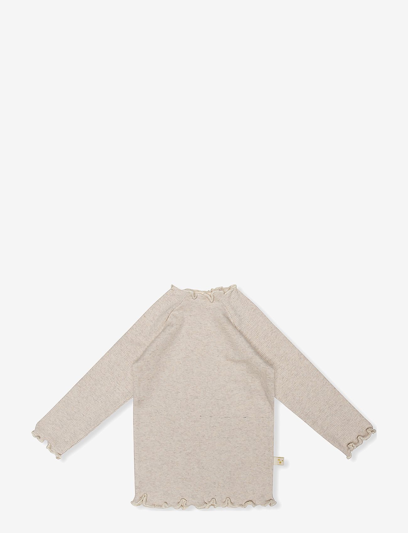 That's Mine - Micka blouse - pitkähihaiset t-paidat - light brown melange - 1