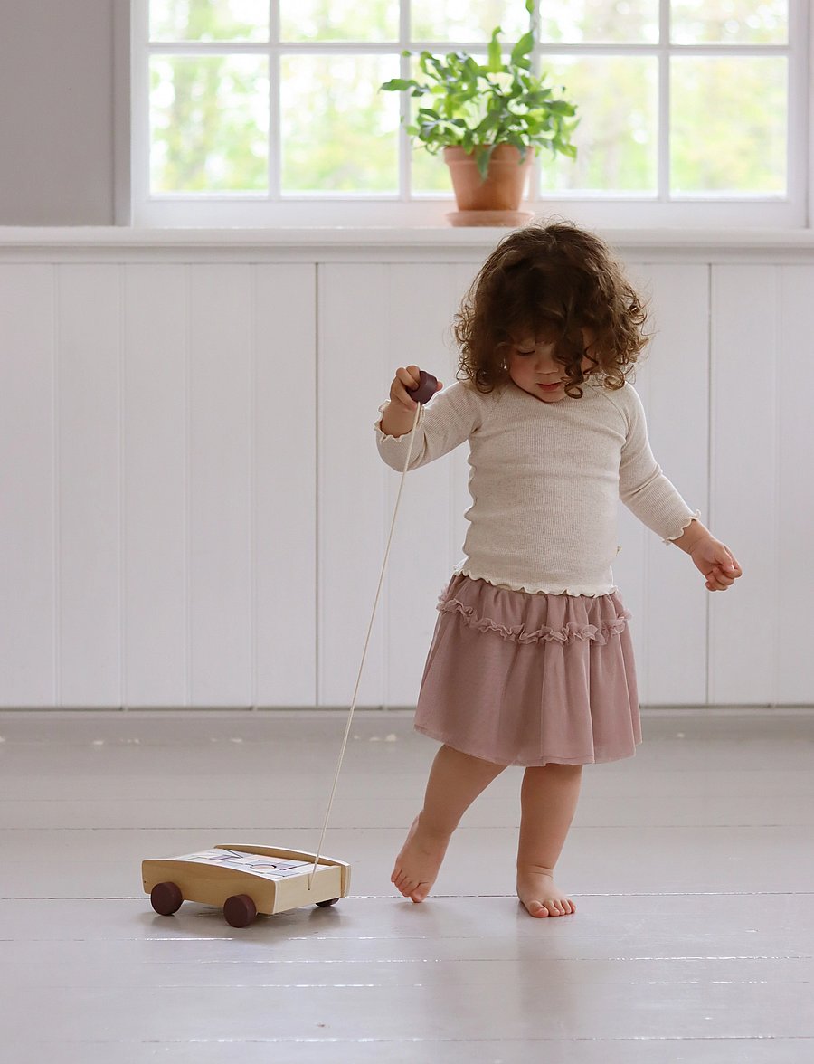 That's Mine - Micka blouse - langermede t-skjorter - light brown melange - 0