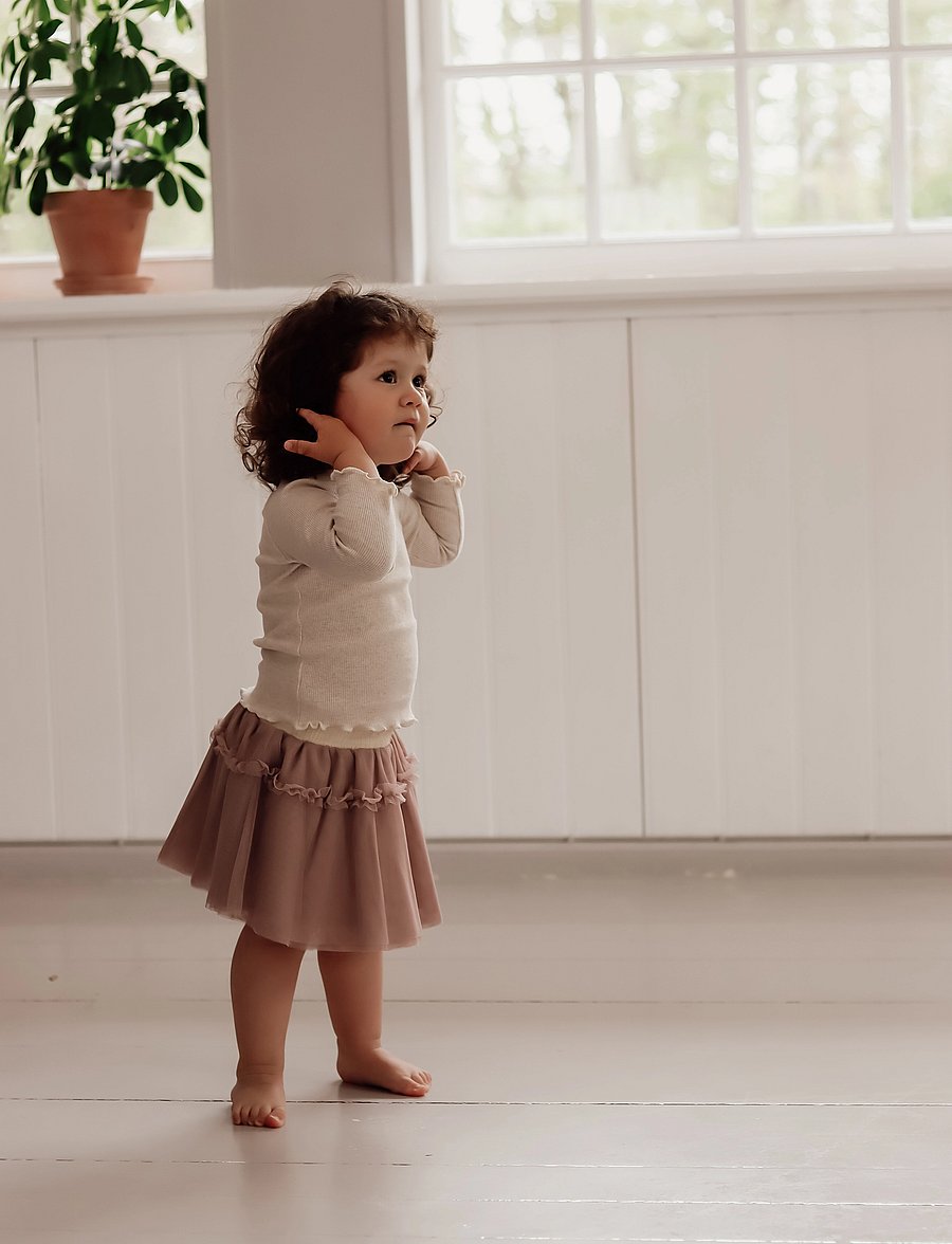 That's Mine - Micka blouse - langermede t-skjorter - light brown melange - 5