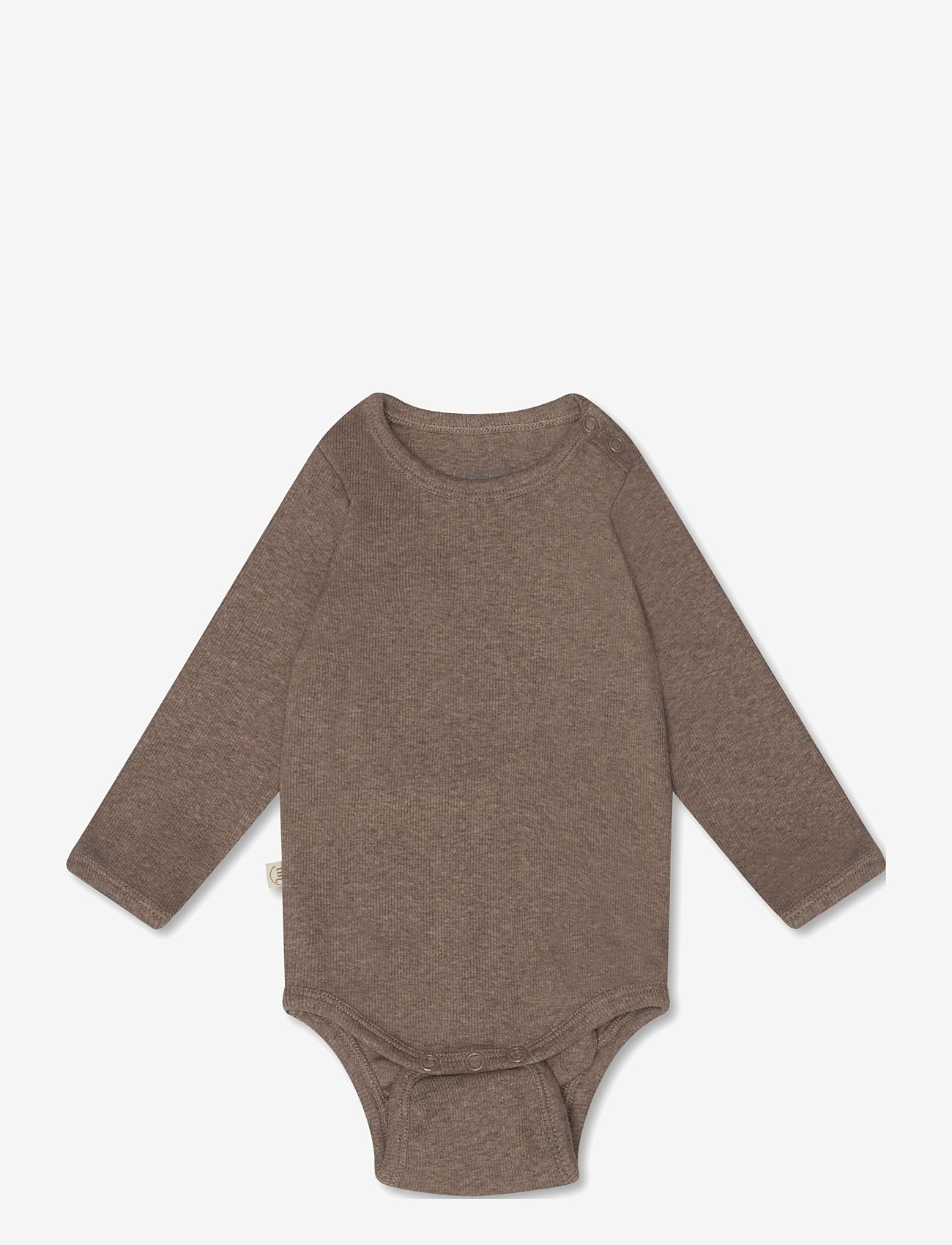 That's Mine - Petra bodystocking - einfarbige langärmelige bodys - brown melange - 1