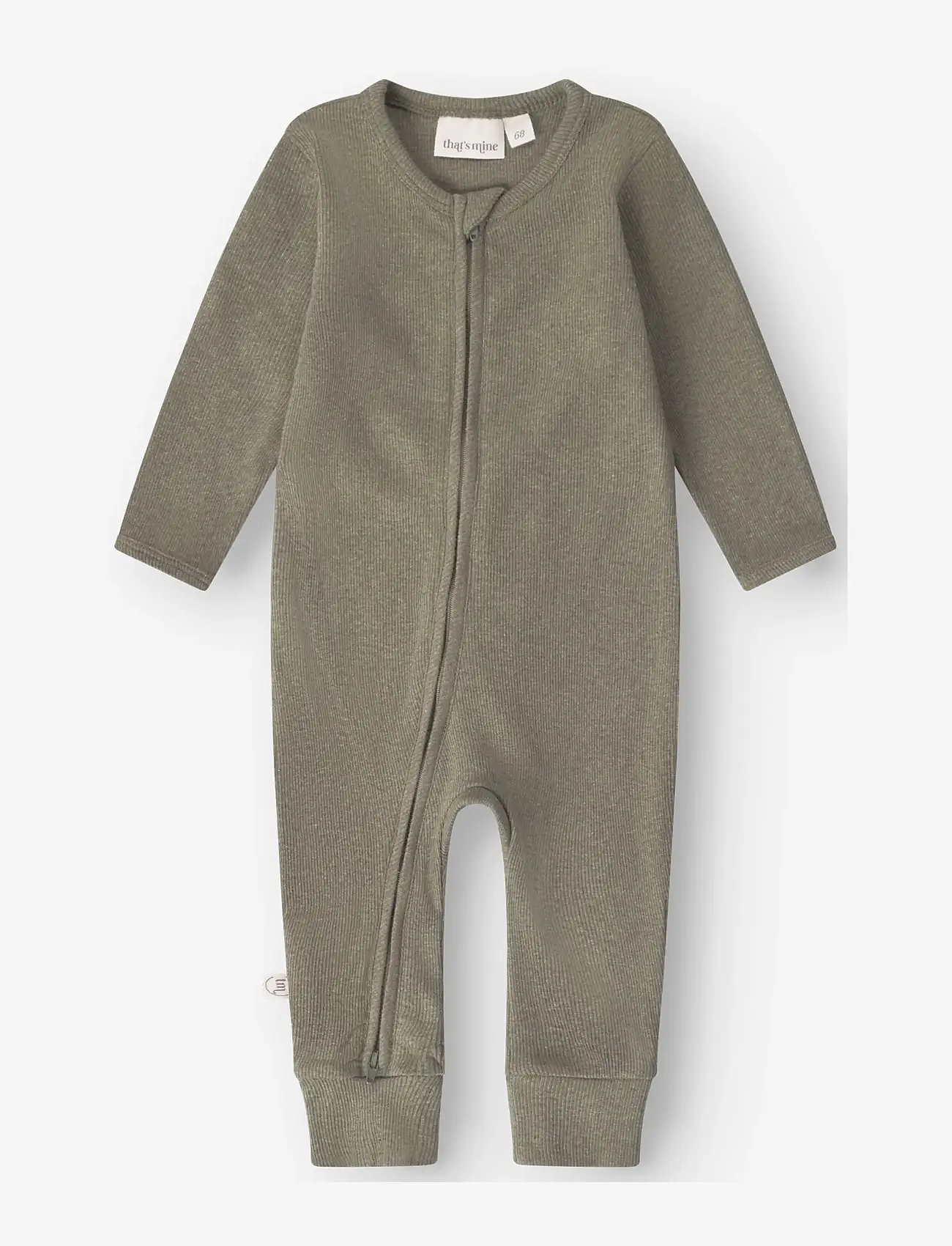 That's Mine - Cathie onesie - langærmede heldragter - green melange - 0