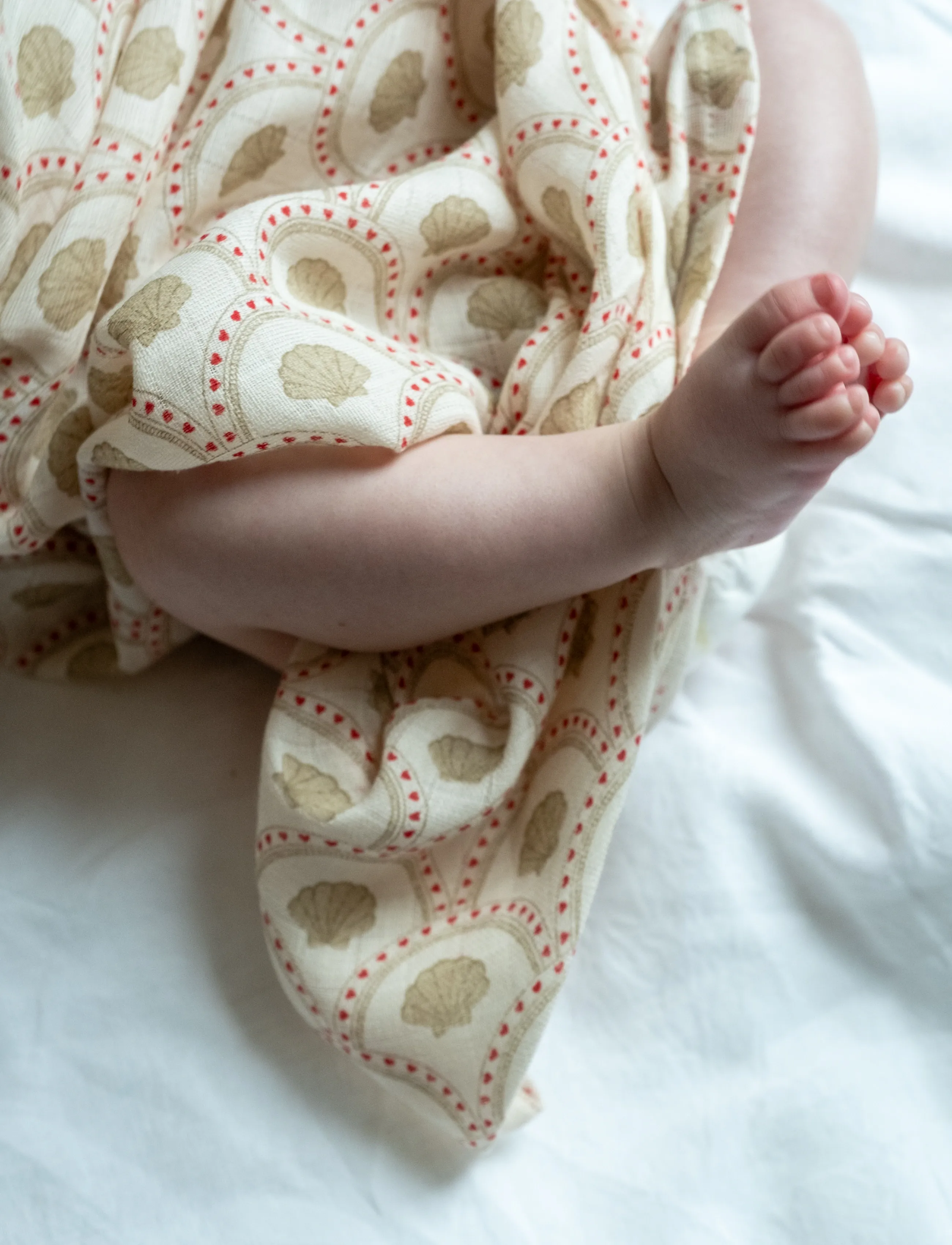 That's Mine - Jana muslin swaddle - mulldecken - block shell - 2