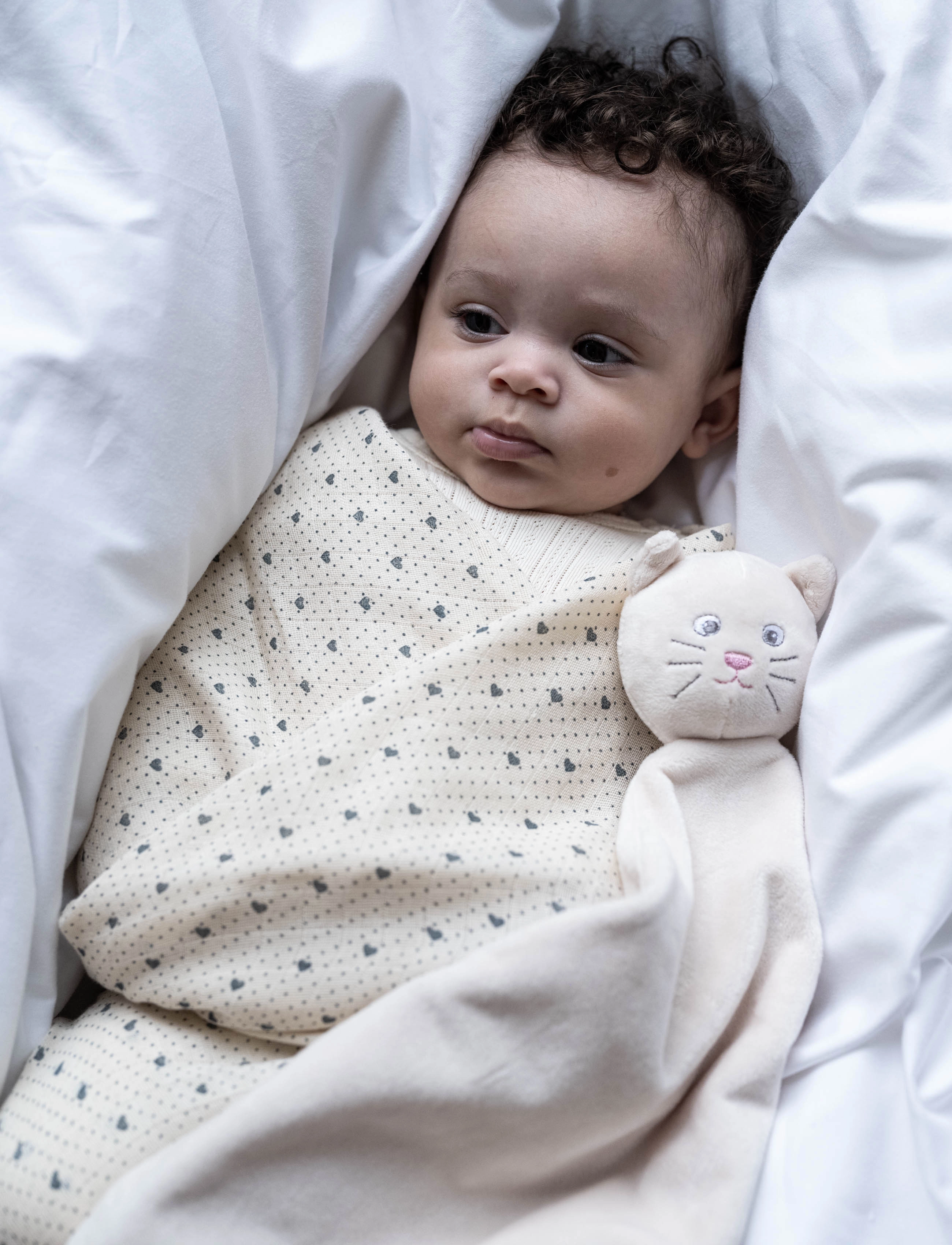That's Mine Jana Muslin Swaddle, 120X120 cm, Muslins, Creme - Blankets, Kinder