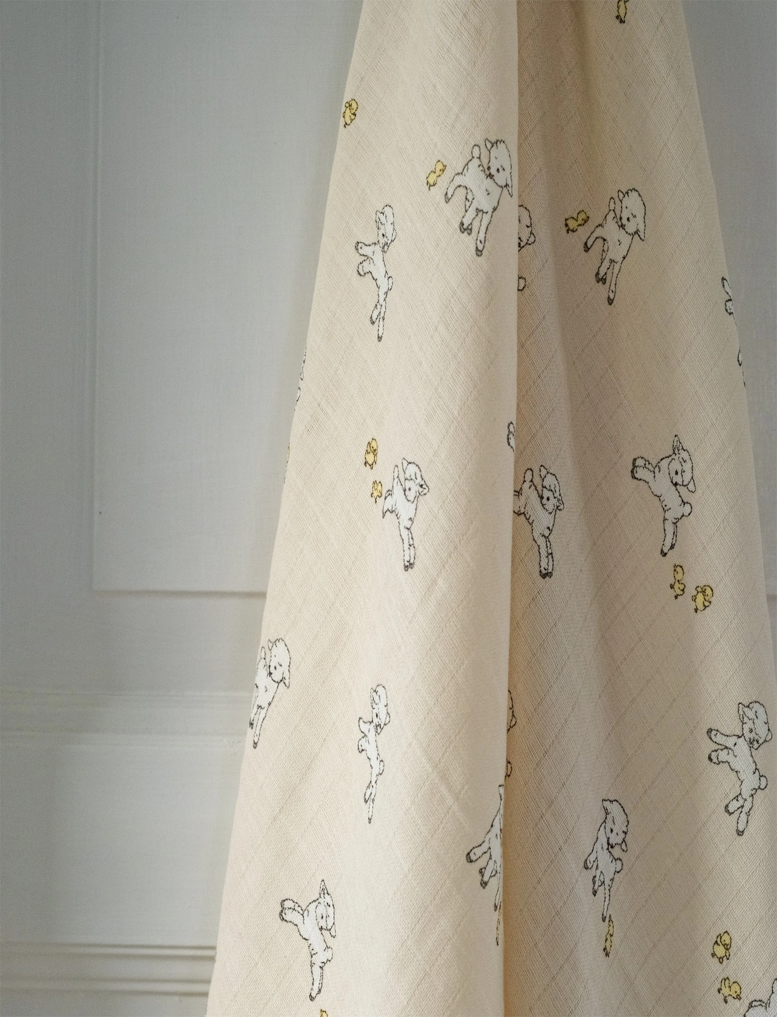 That's Mine Jana Muslin Swaddle, One Size, Cream, Muslinger > Muslingetæpper, Børn