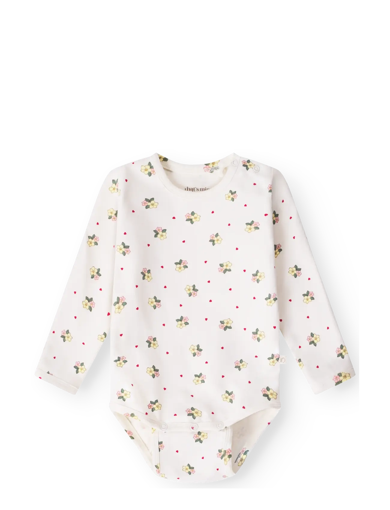 That's Mine Ellis bodystocking - Bodid - SWEETHEART PETALS / cream